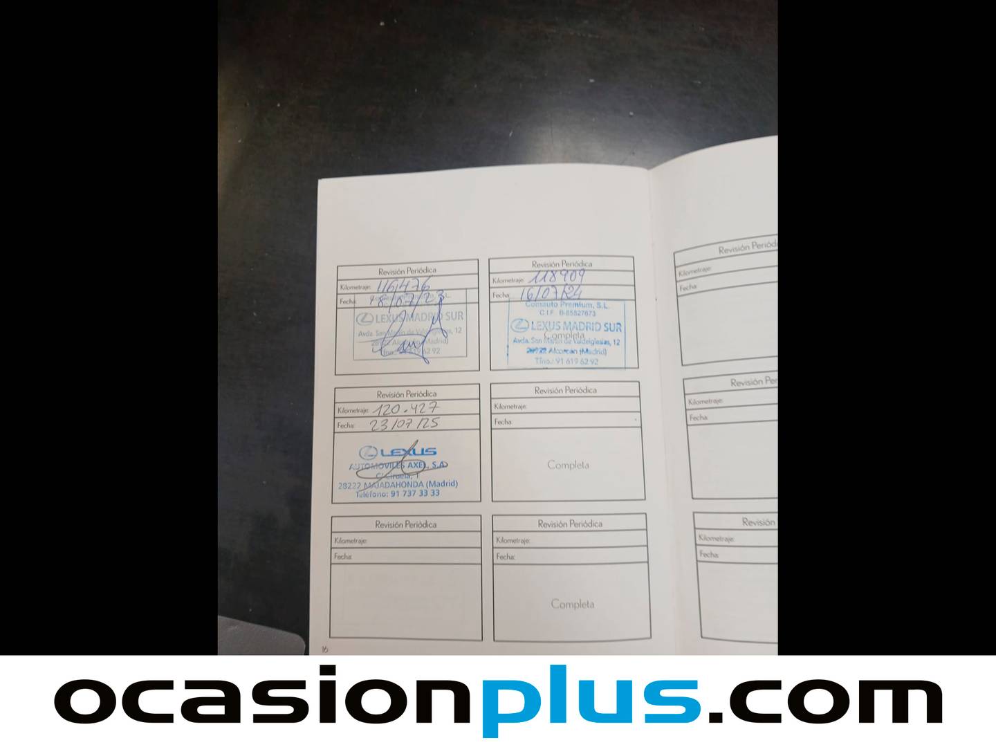 Foto del mantenimiento del Lexus NX Lexus NX 300h Executive 4WD Tecno + Navibox (197 CV)