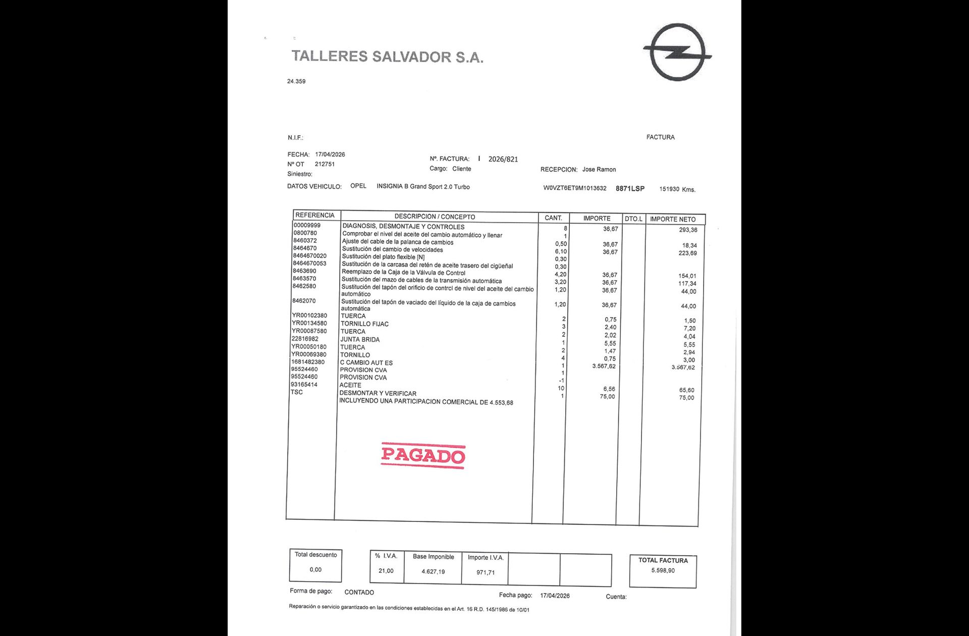 Opel Insignia 2.0T SHT Business Elegance AT9 - foto 18