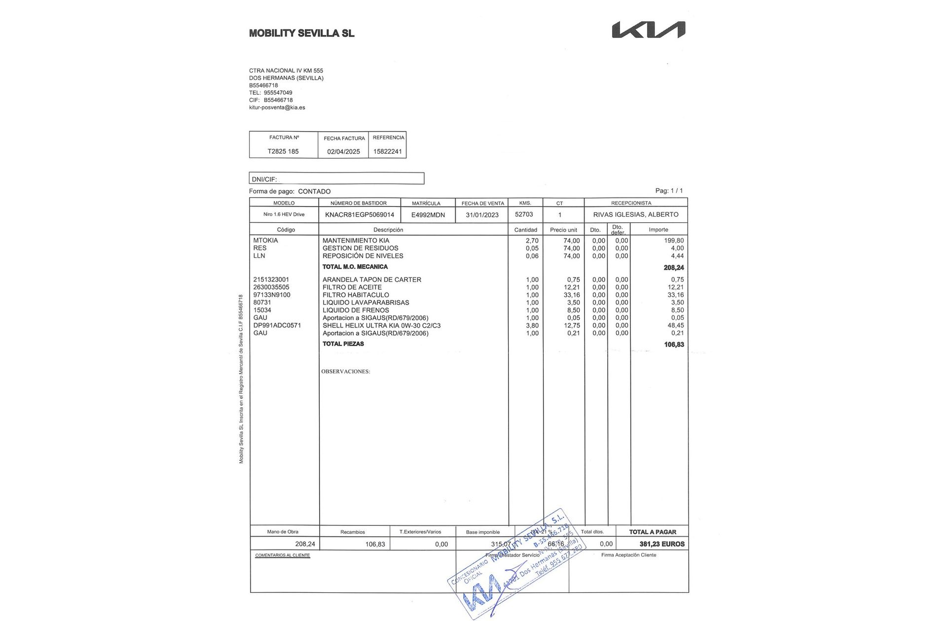 Kia Niro 1.6 GDi HEV Híbrido Drive - foto 23