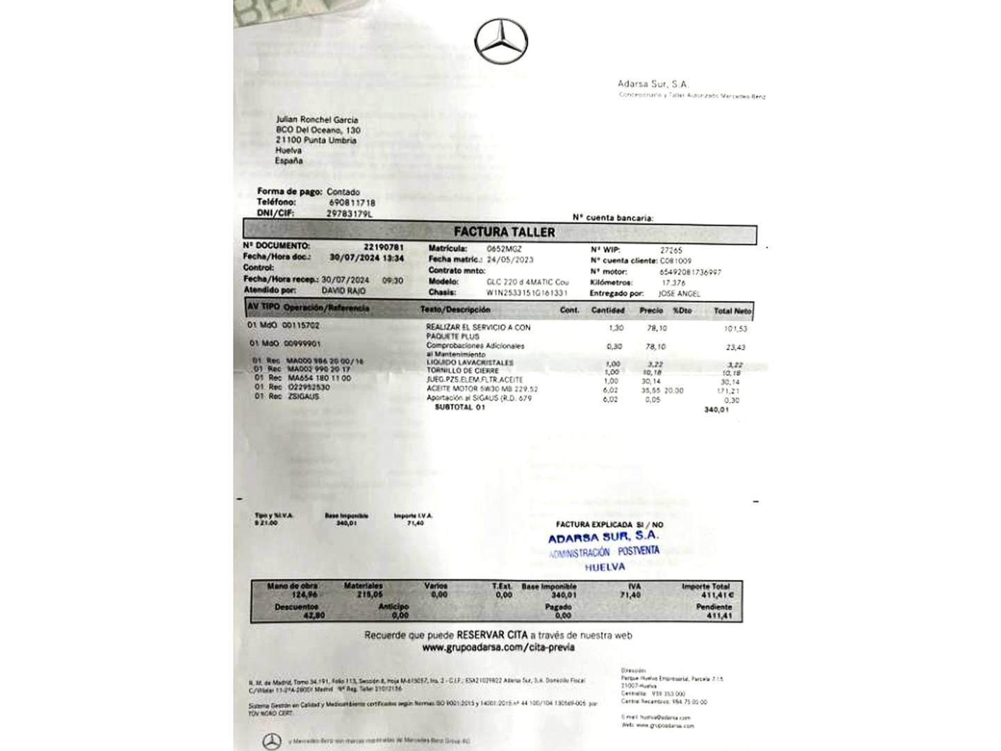 Foto Mercedes GLC Coupé Mercedes-Benz GLC Coupé GLC Coupé 220 d 4Matic (194 CV) Pack AMG