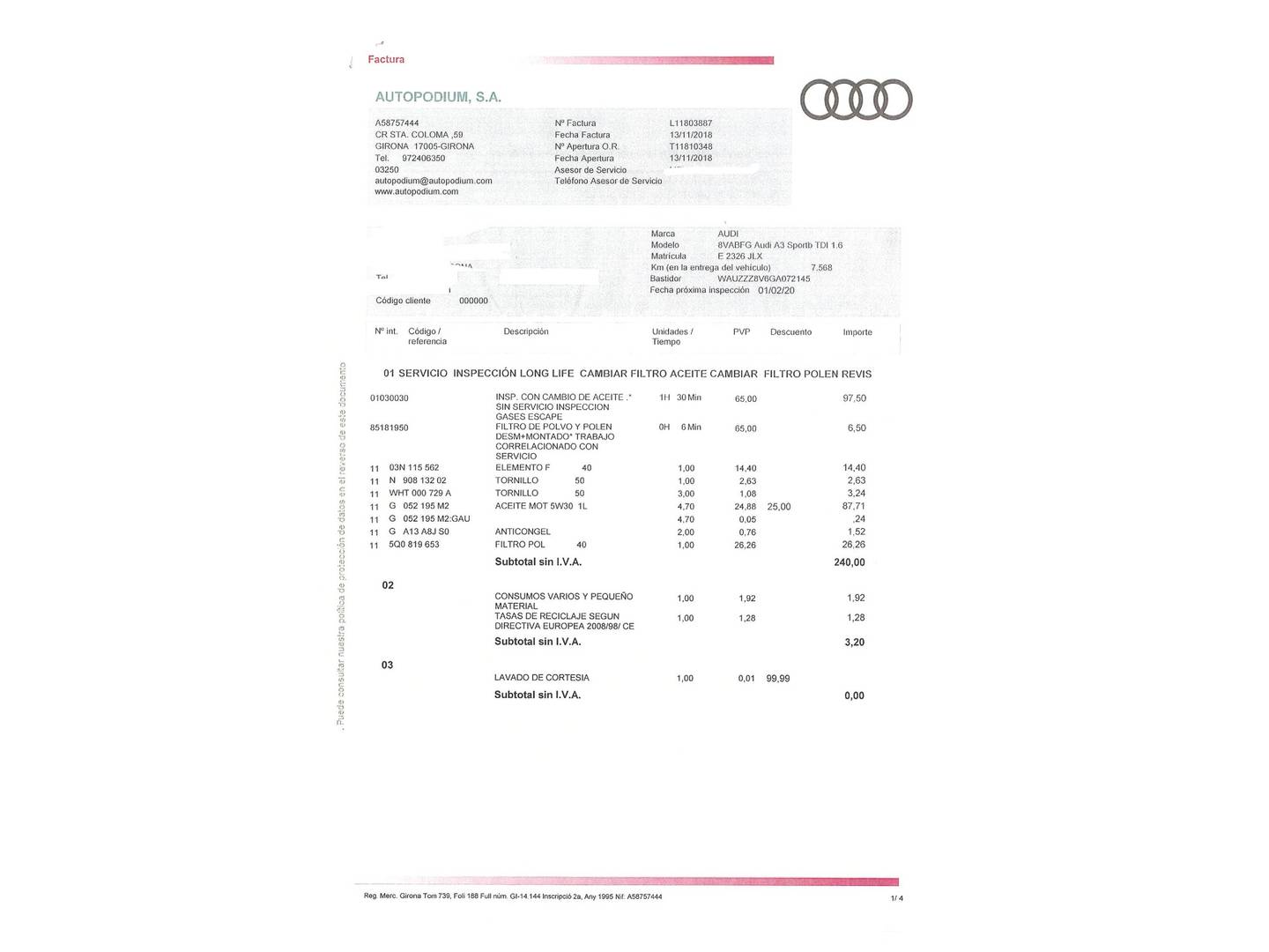 Foto Audi A3 Sportback Audi A3 Sportback S line edition 1.6 TDI clean diesel 81 kW (110 CV) S tronic