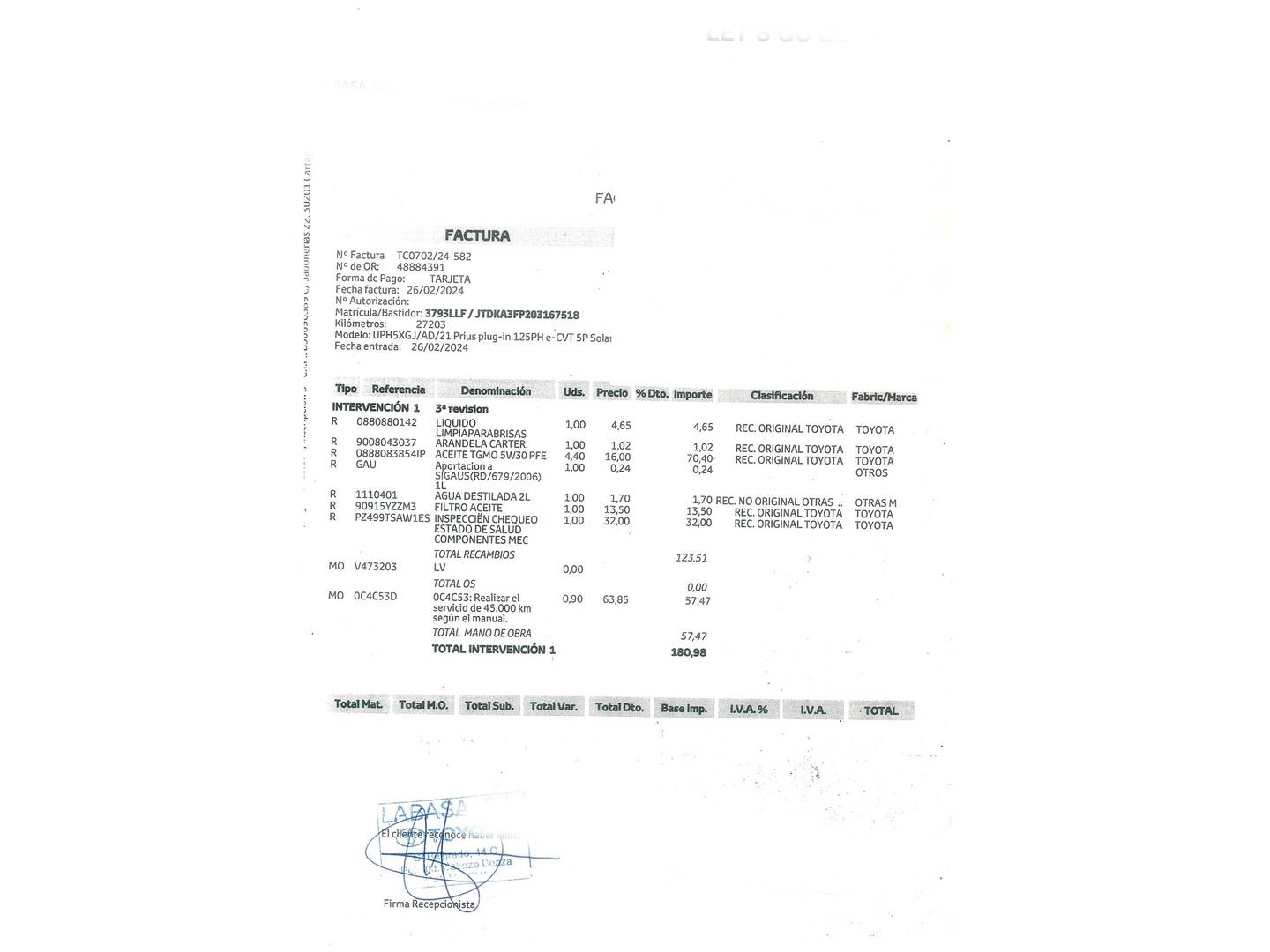 Foto Toyota Prius Toyota Prius 125PH Plug-In Solar (122 CV)