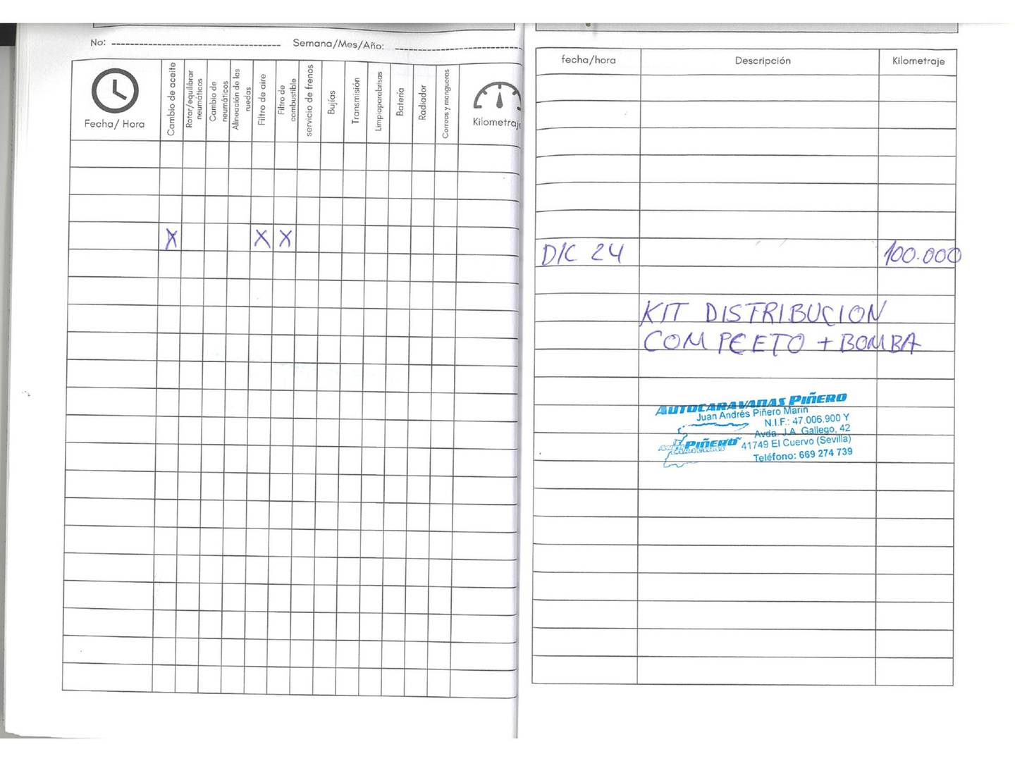 Foto del mantenimiento del Rimor Seal 3 Rimor Seal 3 Rimor Seal 3 (140CV) 6 Plazas