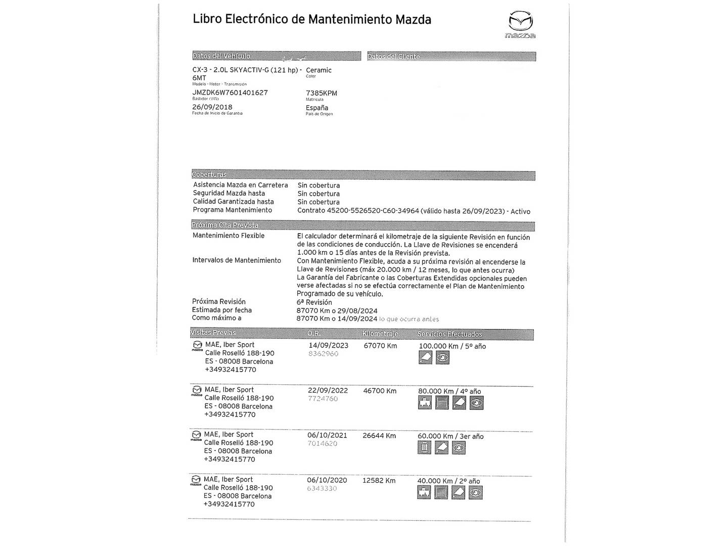 Foto Mazda CX-3 Mazda CX-3 2.0 G Zenith 2WD  (121 CV)