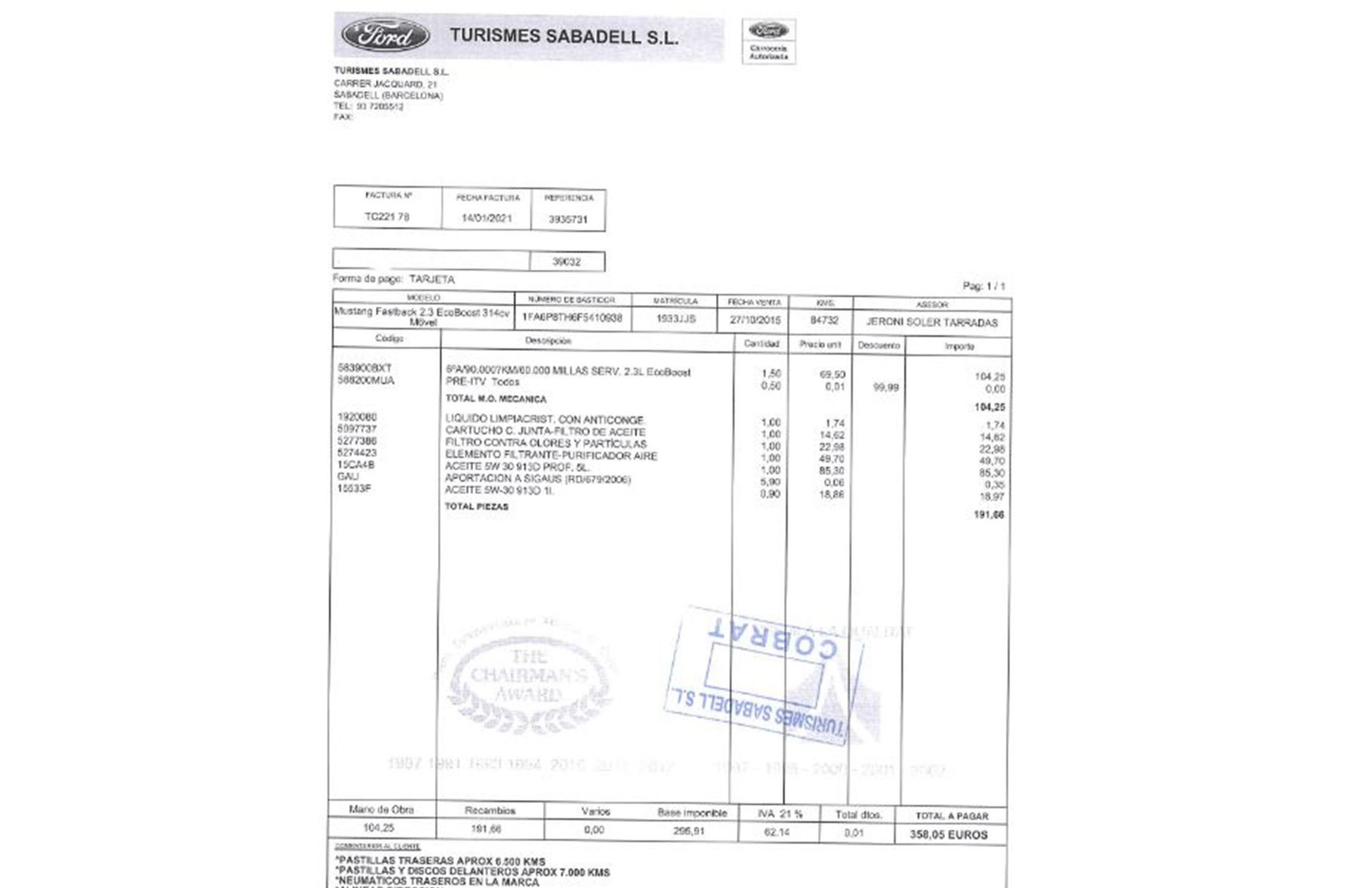 Ford Mustang 2.3 EcoBoost Mustang (Fastback) - foto 27