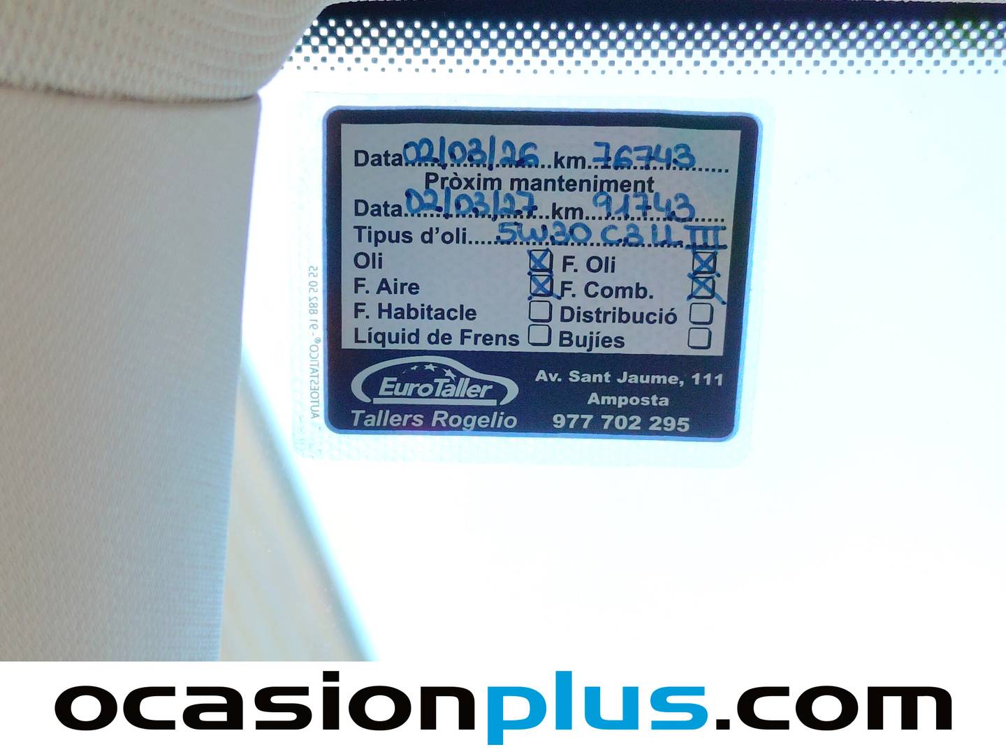 Foto del mantenimiento del Seat León Seat León 2.0 TDI S&S Style Go (115 CV)