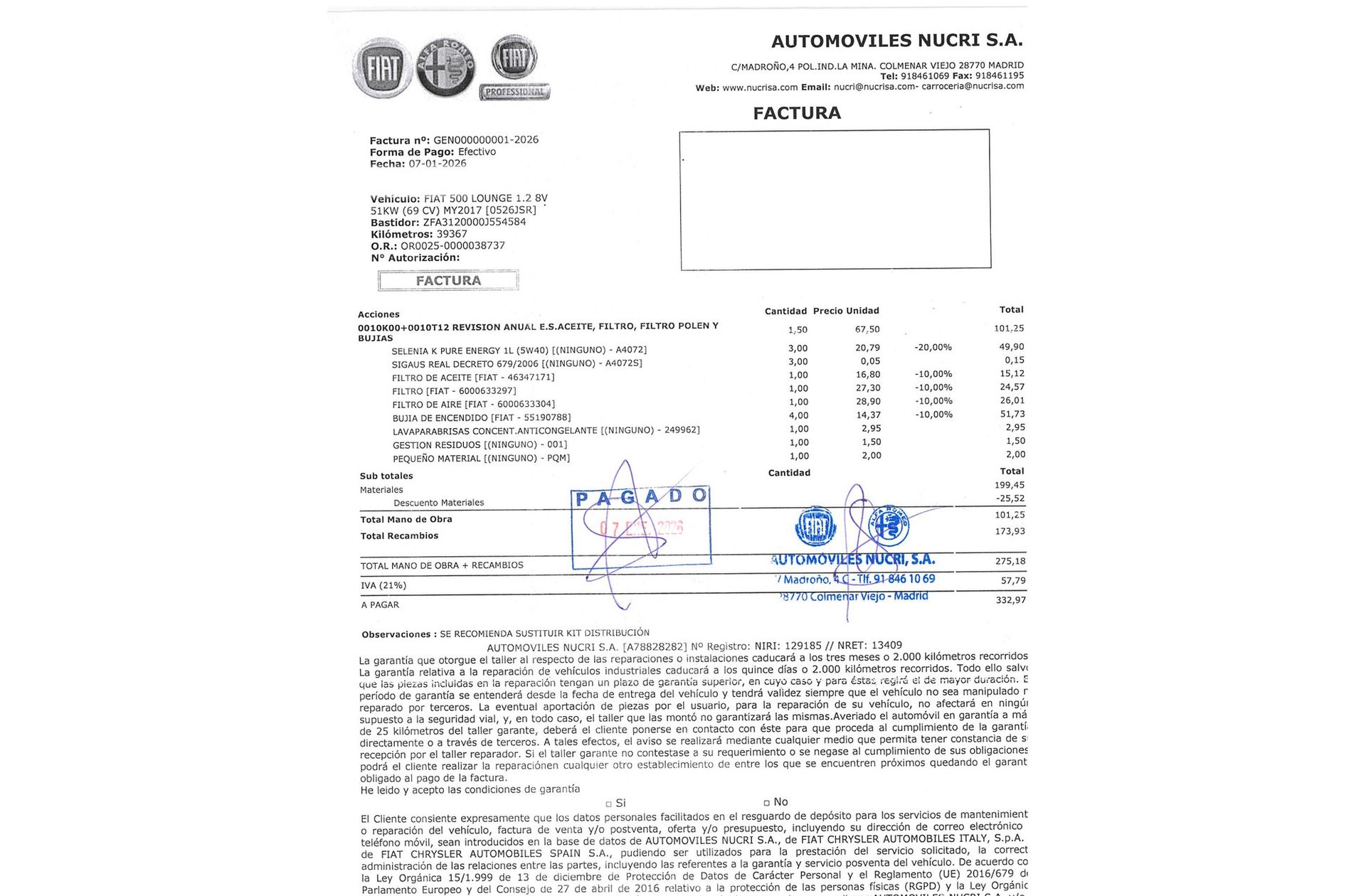 Fiat 500 1.2 Lounge - foto 16