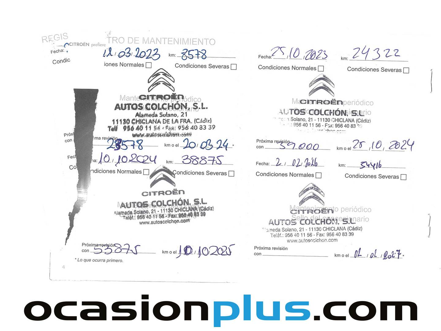 Foto del mantenimiento del Citroën C4 Citroën C4 PureTech 130 S&S 6v Feel Pack EAT8 (130 CV)