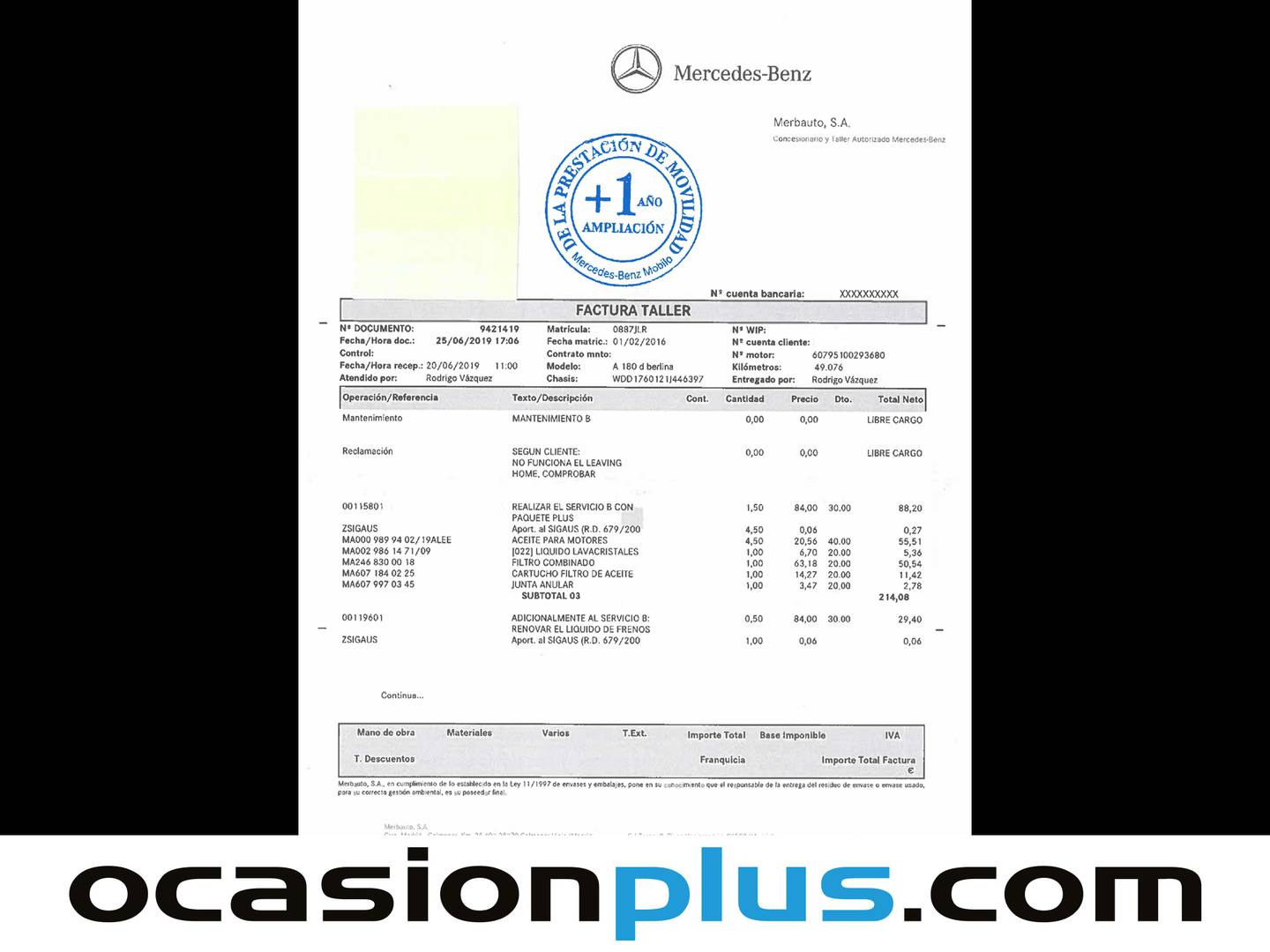 Foto Mercedes Clase A Mercedes-Benz Clase A 180 d Urban (109 CV)