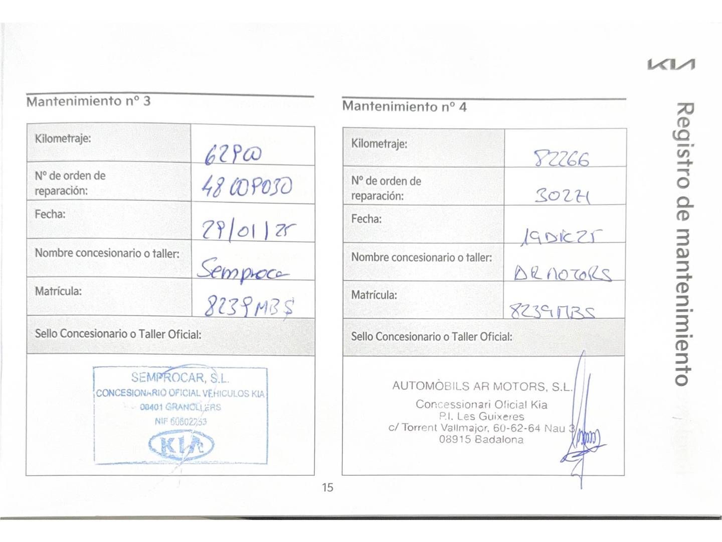 Foto del mantenimiento del KIA Niro KIA Niro 1.6 GDi PHEV Drive (183 CV)