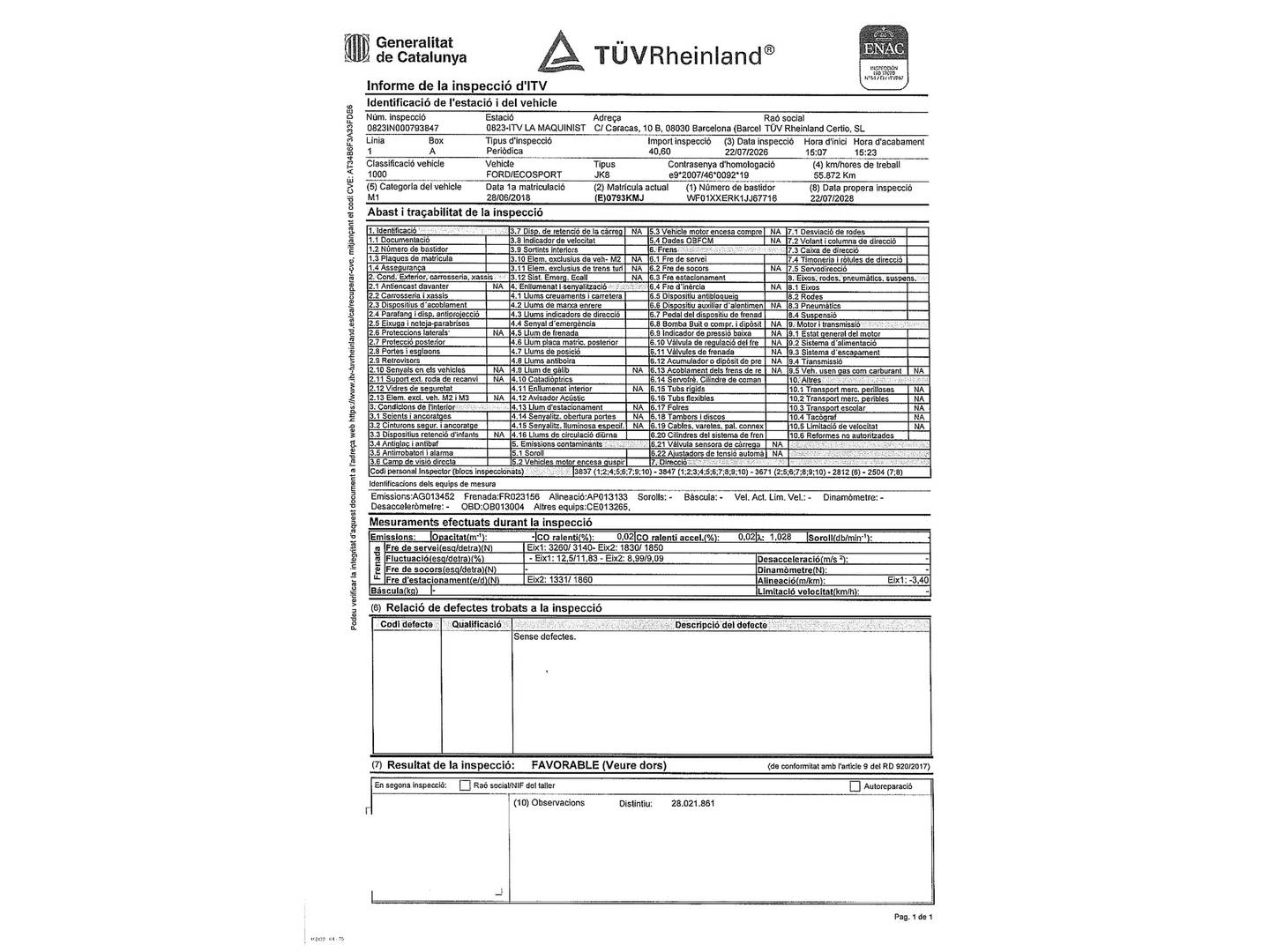 Ford EcoSport Ford EcoSport 1.0 EcoBoost S&S Titanium Auto (125 CV) de segunda mano