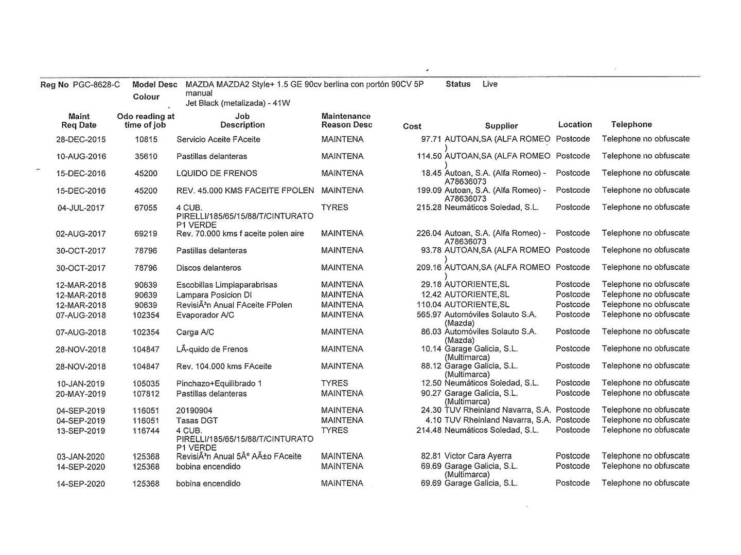 Foto Mazda Mazda2 Mazda Mazda 2 1.5 GE Style+ (90 CV)
