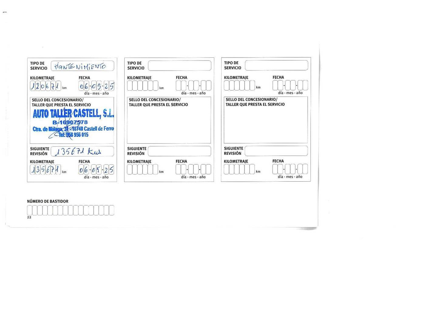 Foto del mantenimiento del Nissan X-TRAIL Nissan X-Trail 1.6 dCi Tekna Xtronic (130 CV)