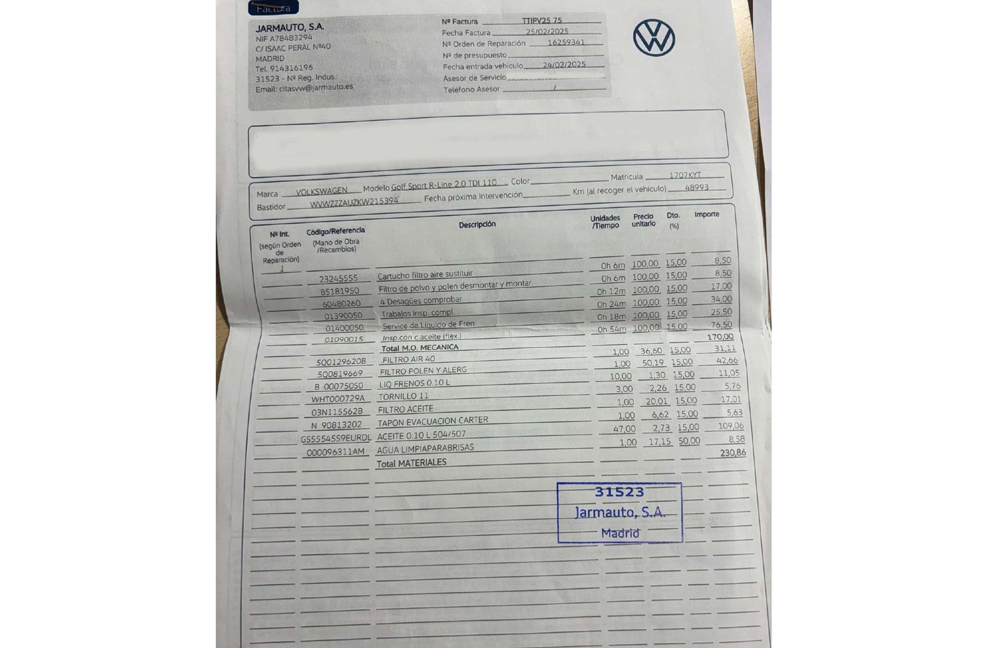 Volkswagen Golf R-Line 2.0 TDI DSG - foto 27