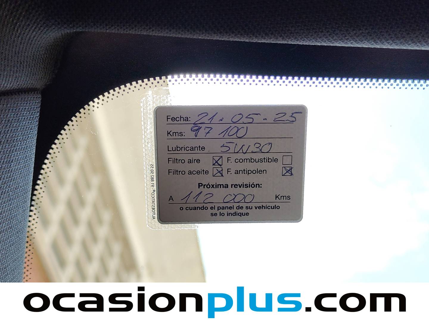 Foto del mantenimiento del Peugeot 308 Peugeot 308 SW 1.2 PureTech S&S GT Line EAT6 (130 CV)