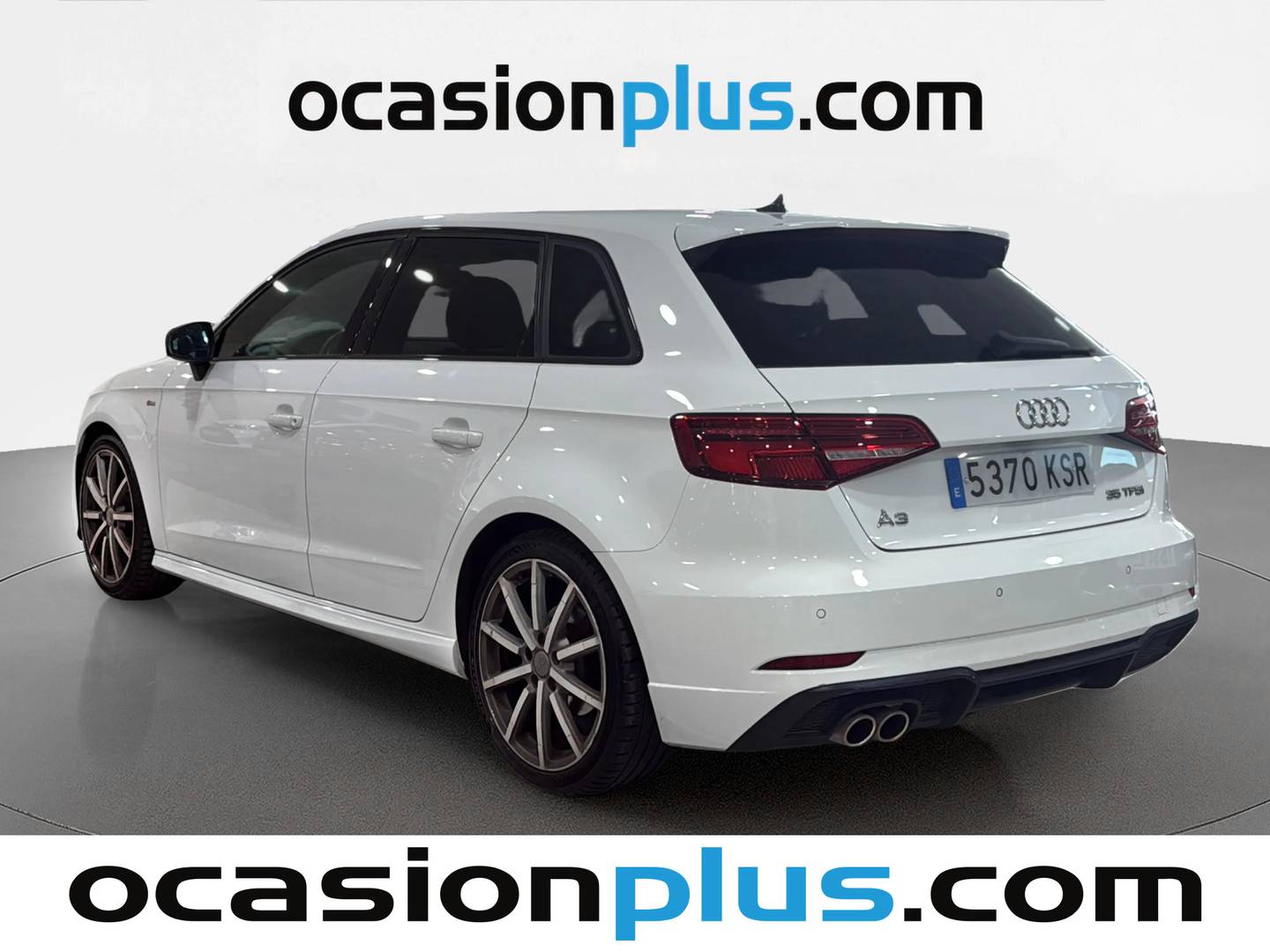 Foto trasera Audi A3 Audi A3 Sportback Black line 35 TFSI (150 CV) S tronic PACK S-LINE izquierda