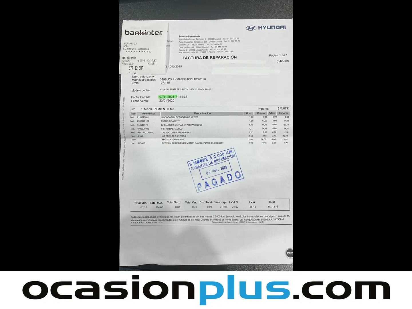 Foto Hyundai Santa Fe Hyundai Santa Fe 2.2 CRDI Style 4x4 Auto (200 CV) 7 PLAZAS