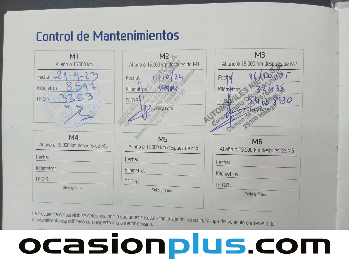 Foto del mantenimiento del Hyundai Tucson Hyundai Tucson 1.6 TGDI Klass 4x2 (150 CV)