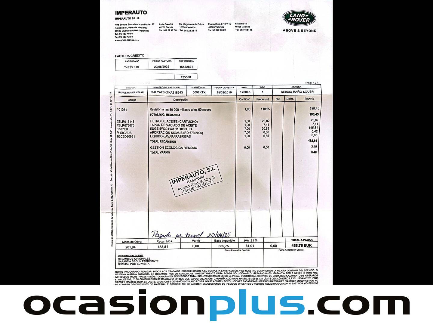 Foto Land Rover Range Rover Velar Land Rover Range Rover Velar D300 R-Dynamic SE 4WD Auto (300 CV)