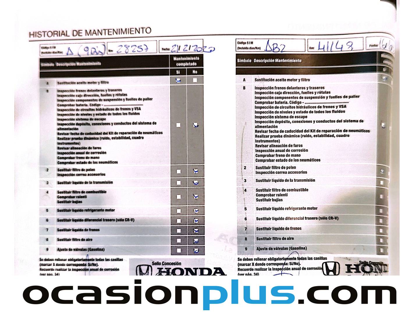 Foto del mantenimiento del Honda Civic Honda Civic 1.0 I-VTEC TURBO Elegance Navi (129 CV)