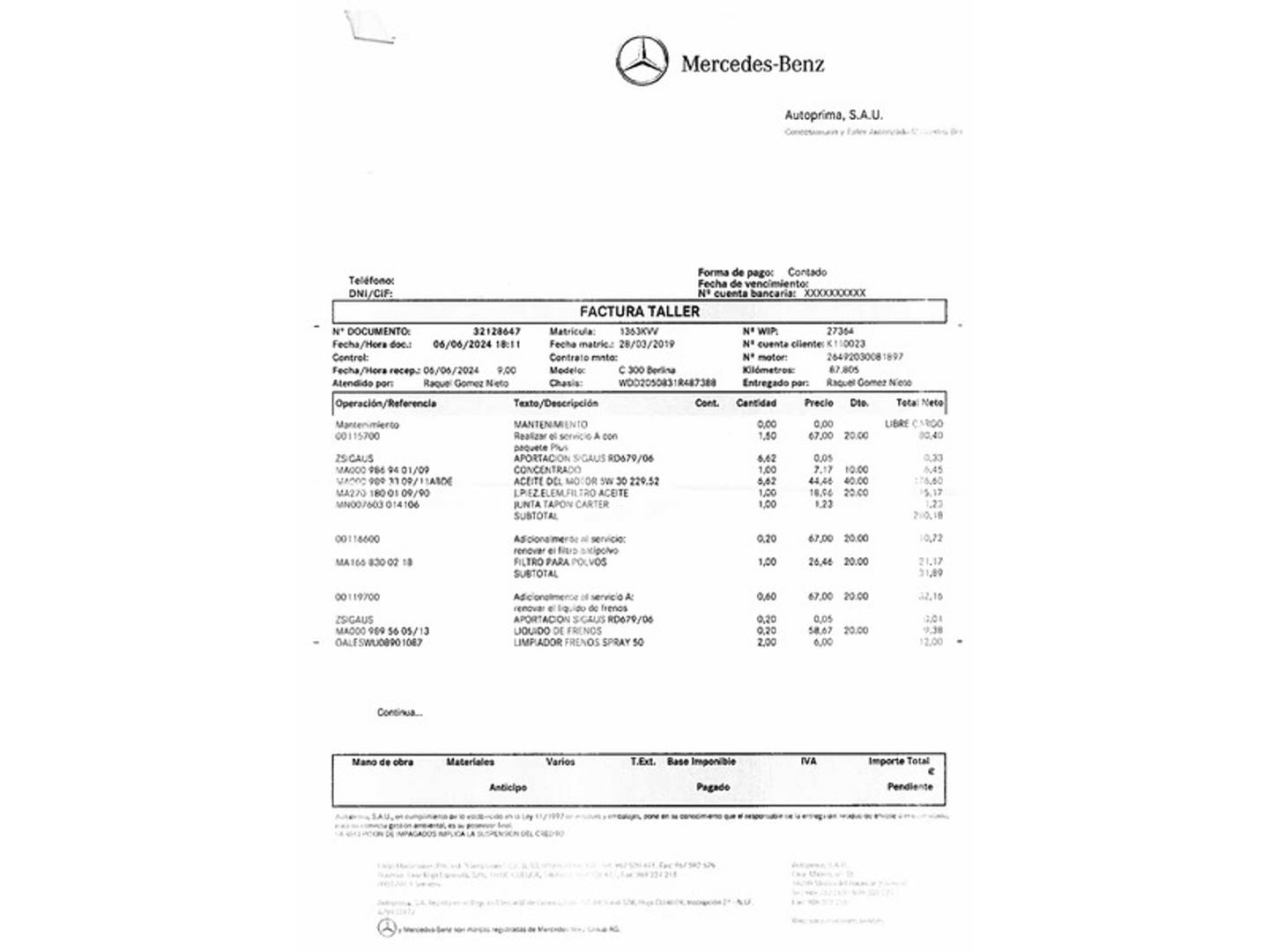 Foto Mercedes Clase C Mercedes-Benz Clase C C 300 (258 CV) Pack AMG