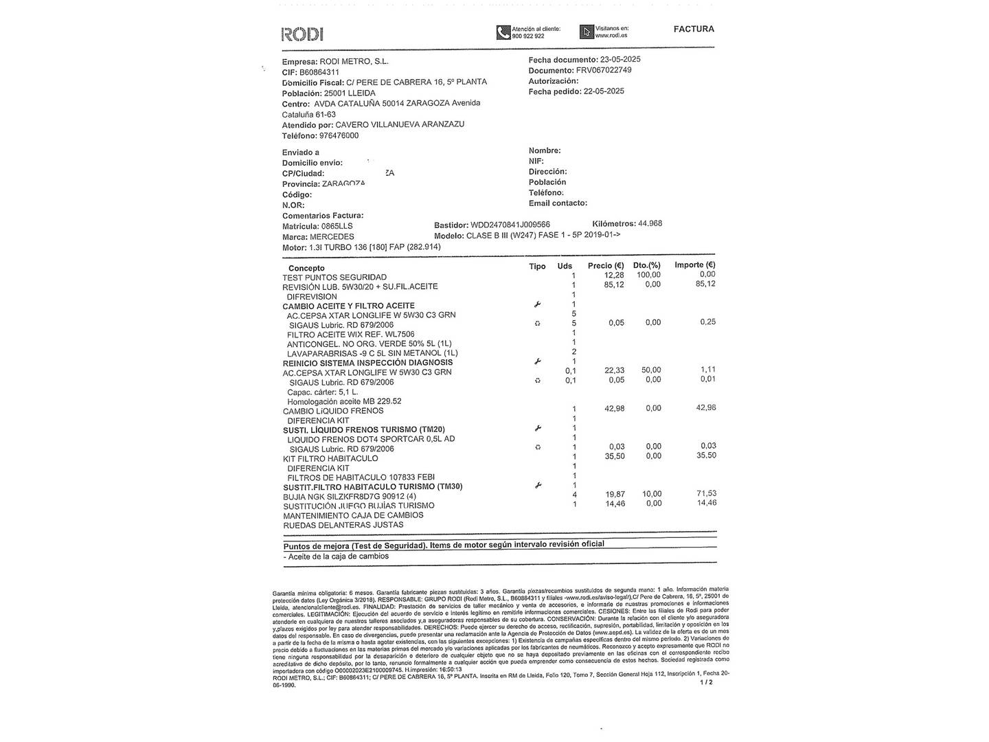 Foto Mercedes Clase B Mercedes-Benz Clase B 180 (136 CV)