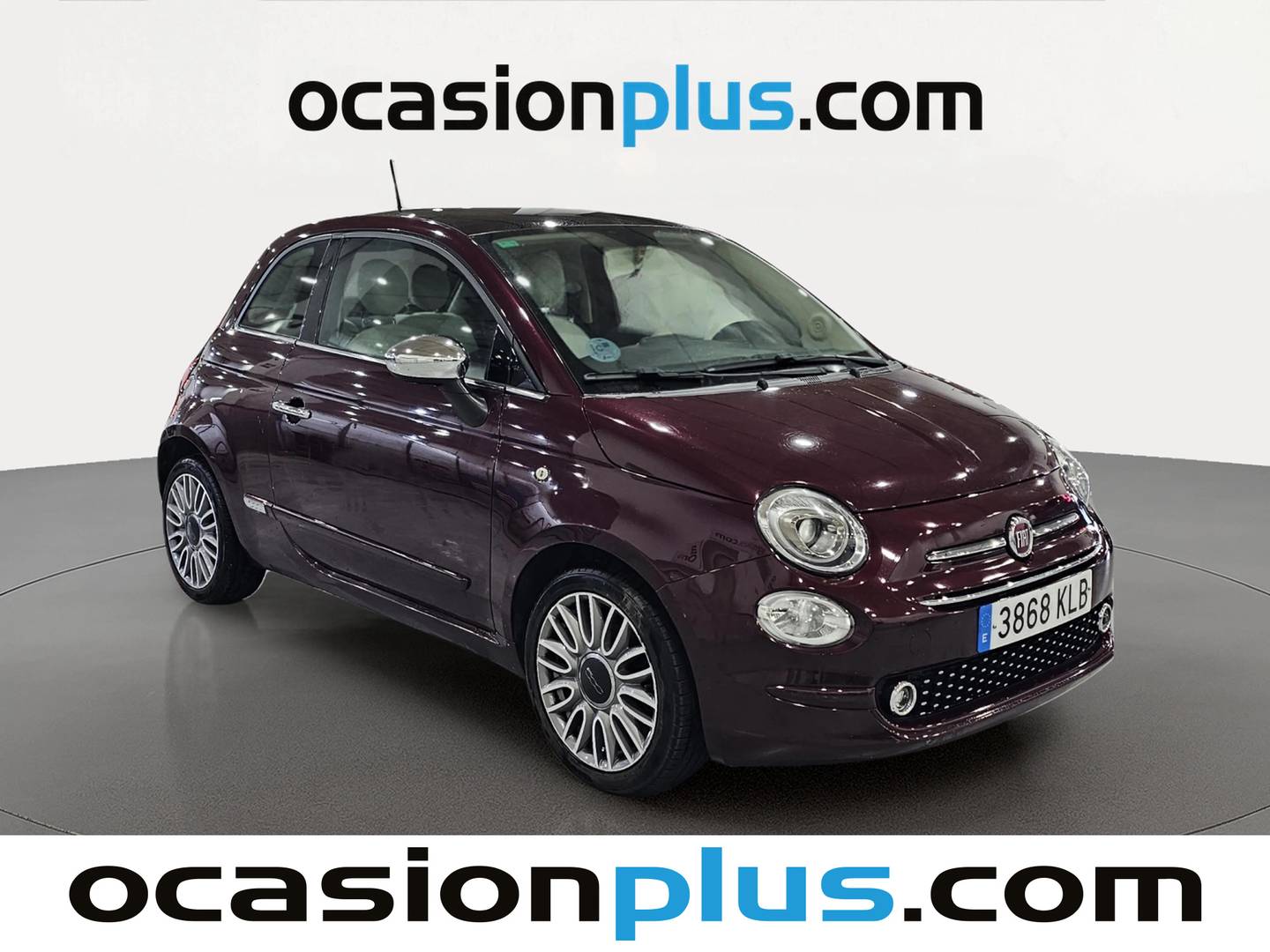 Foto delantera Fiat 500 Fiat 500 1.2 8v Lounge (69 CV) derecha