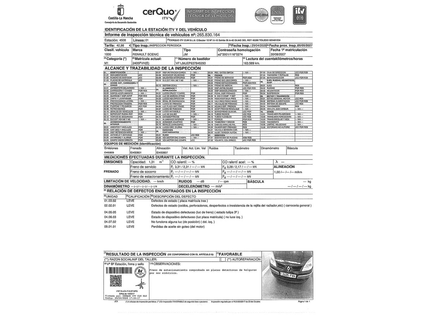 Renault Scénic Renault Scenic Dynamique 1.5 dCi (105 CV) de segunda mano