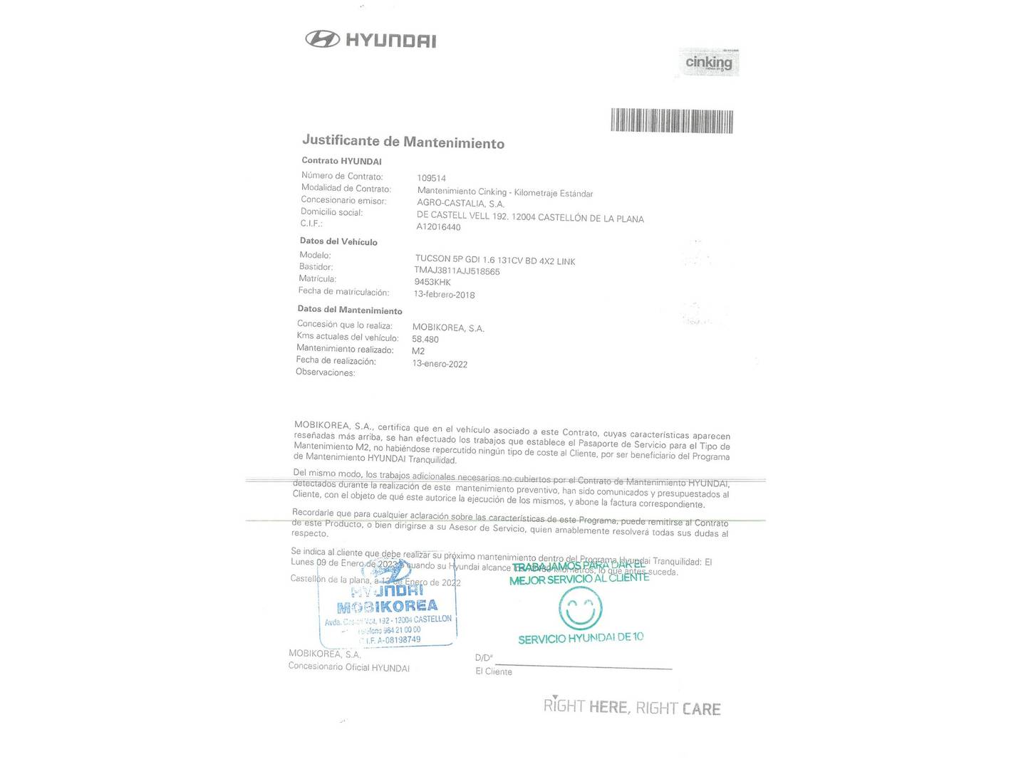 Hyundai Tucson Hyundai Tucson 1.6 GDI BlueDrive Klass Nav 4x2 (131 CV) km 0