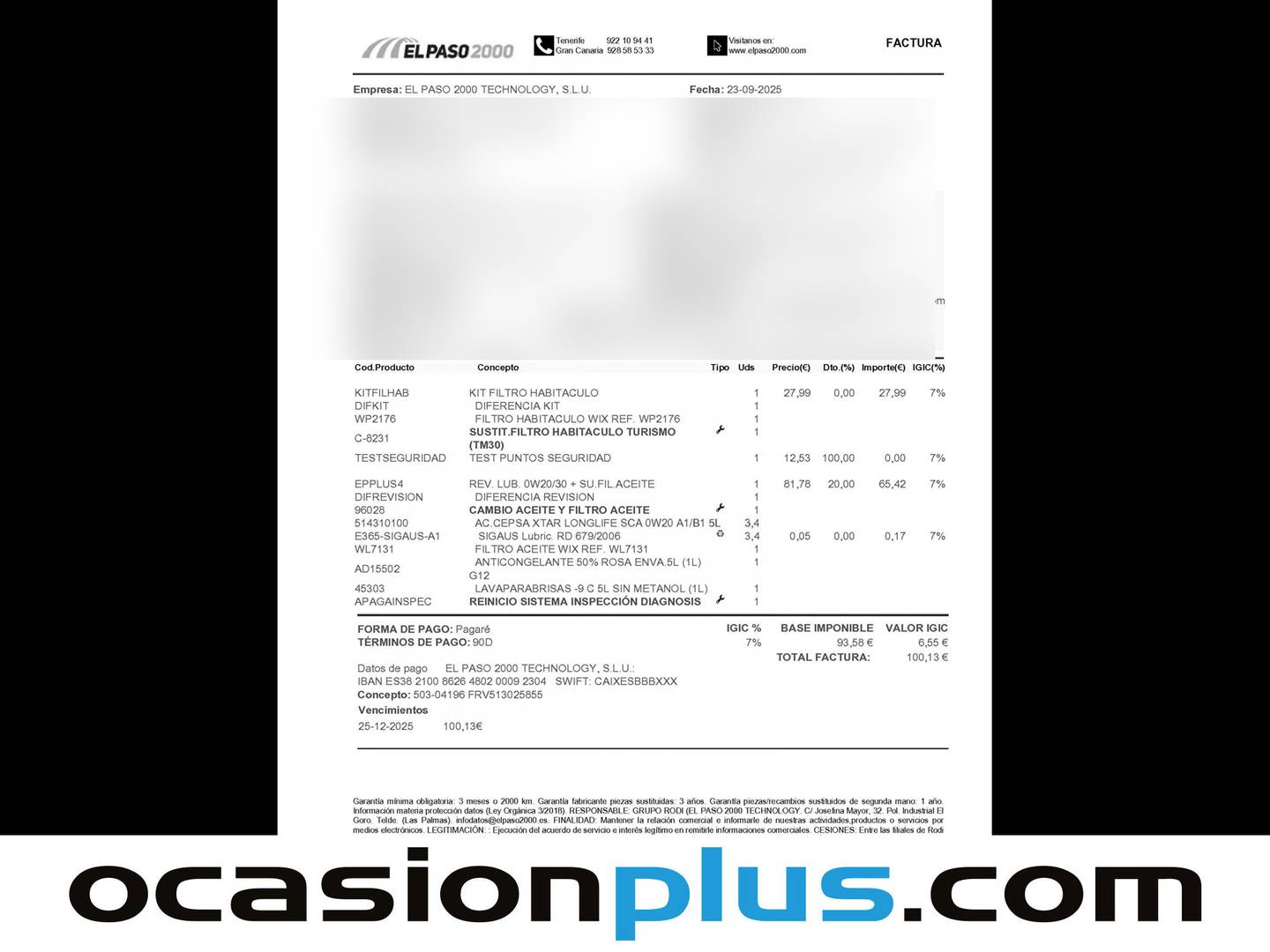 Foto del mantenimiento del KIA Stonic KIA Stonic 1.2 DPi Drive (79 CV)