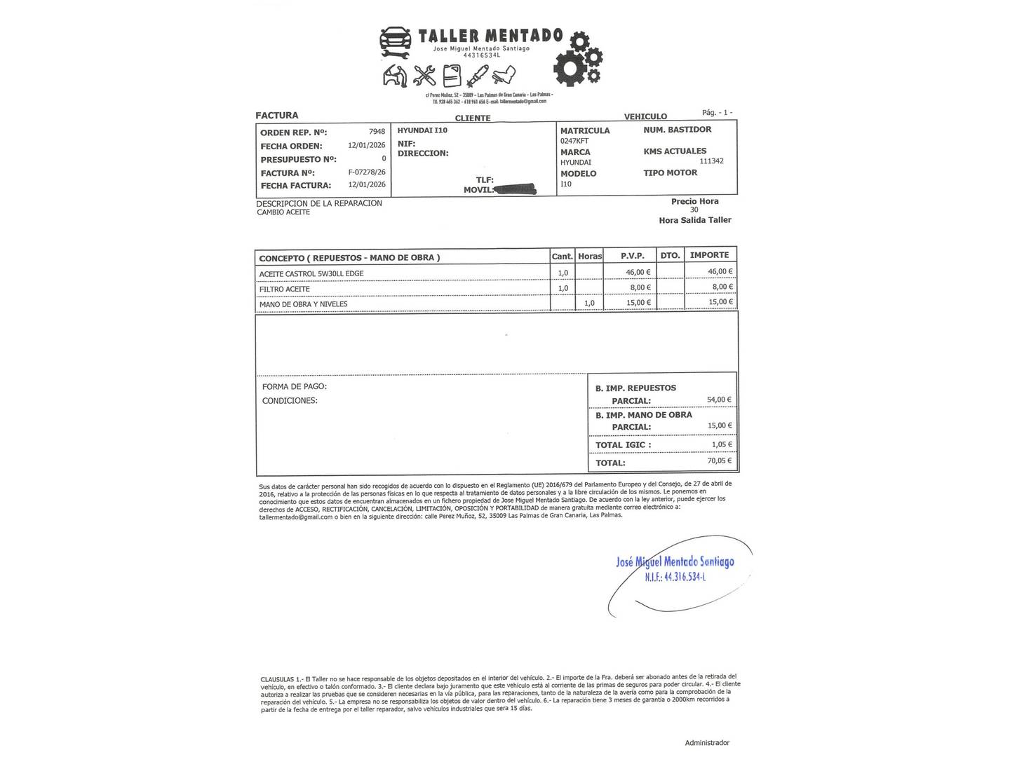 Hyundai i10 Hyundai i10 1.0 Klass  (66 CV) manual