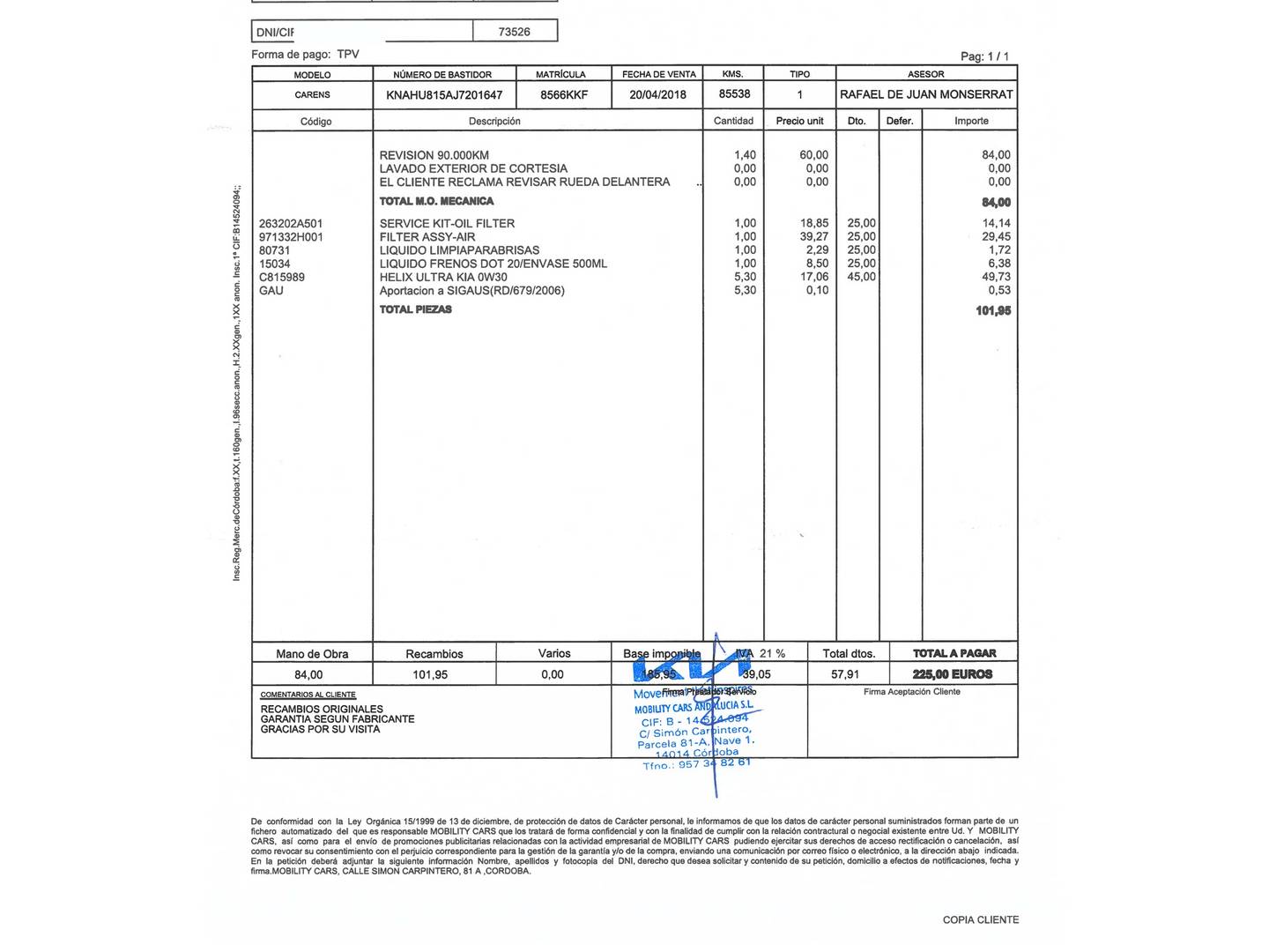 Foto KIA Carens Kia Carens 1.7 CRDi VGT Drive Eco-Dynamics (115 CV) 7 Plazas
