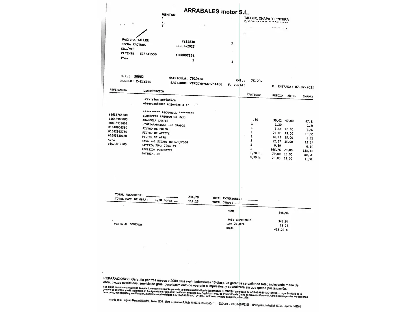 Foto Citroën C-Elysée Citroen C-Elysee BlueHDi 100 Origins (102 CV)