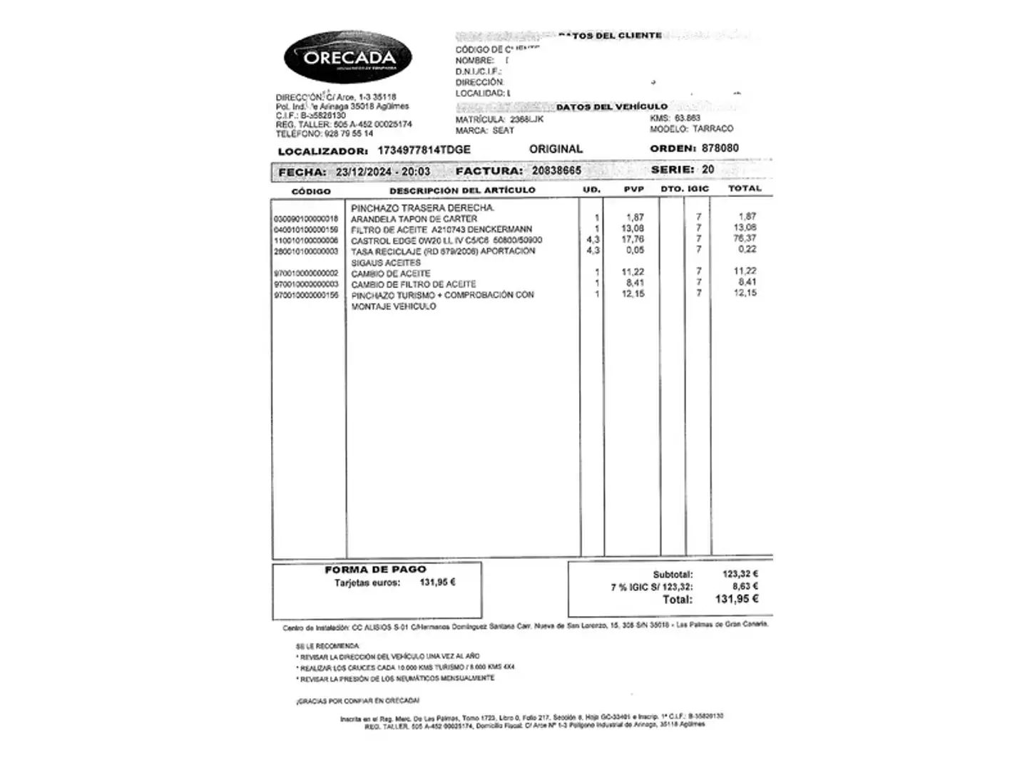 Foto Seat Tarraco SEAT Tarraco 1.5 TSI S&S Style Plus (150 CV)