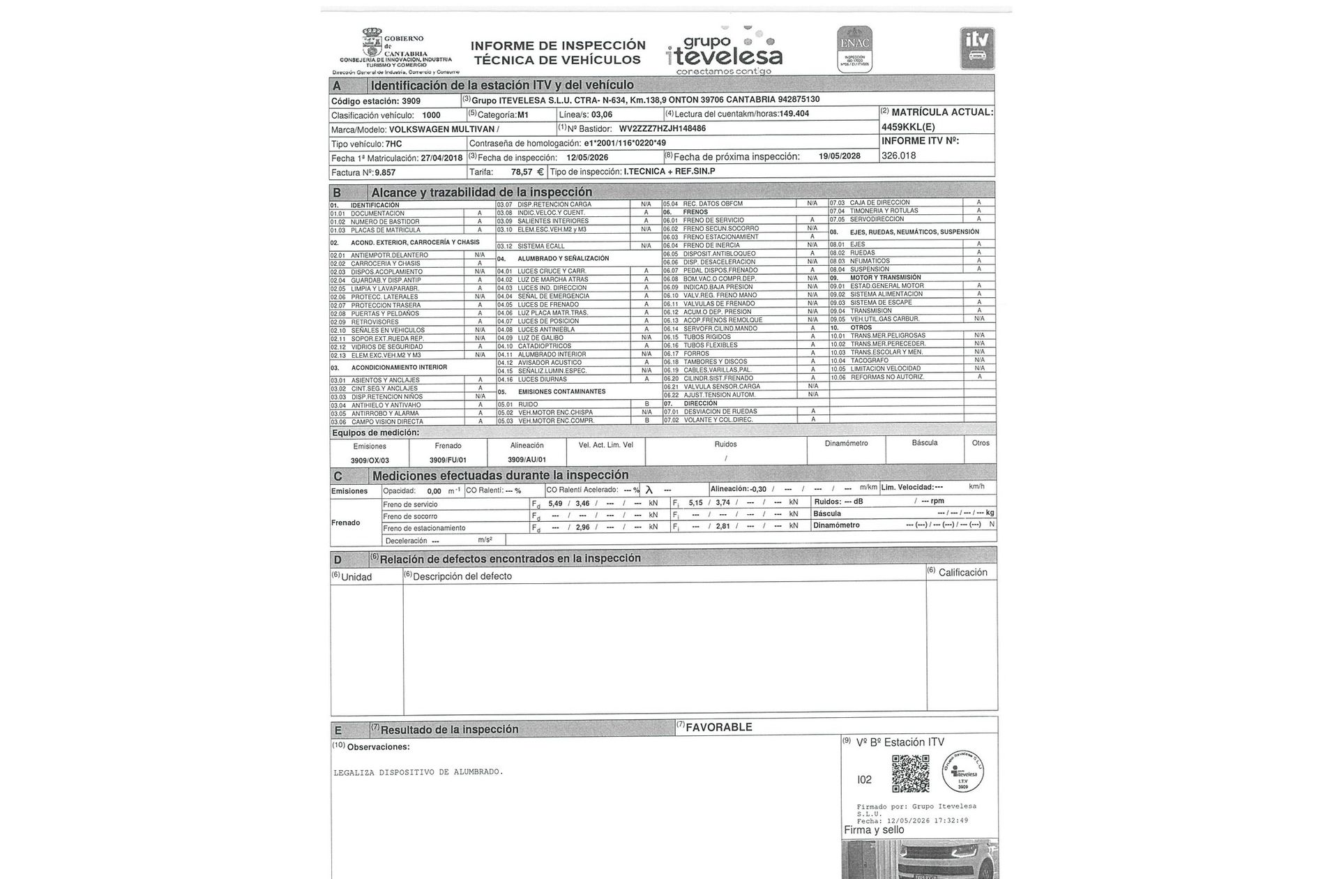 Volkswagen Multivan The Original Corto 2.0 TDI BMT DSG 7 plazas - foto 20