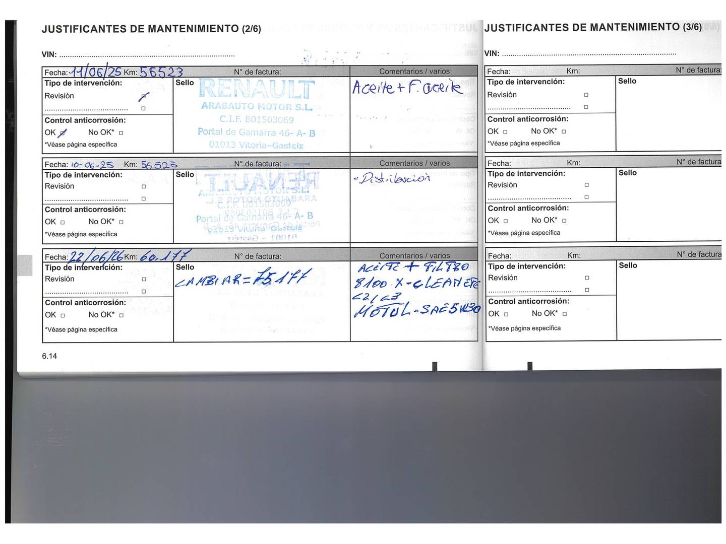 Foto del mantenimiento del Renault Mégane Renault Megane Sport Tourer Zen Blue dCi (115 CV) EDC
