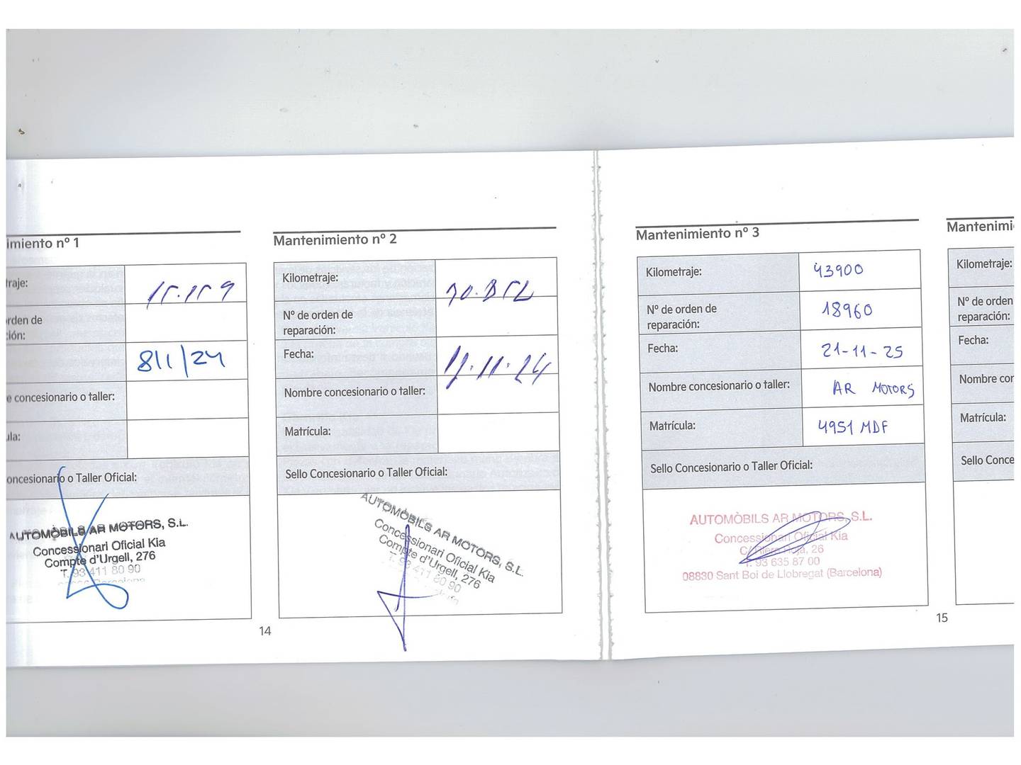 Foto del mantenimiento del KIA XCeed KIA XCeed 1.6 GDi PHEV eTech (141 CV)