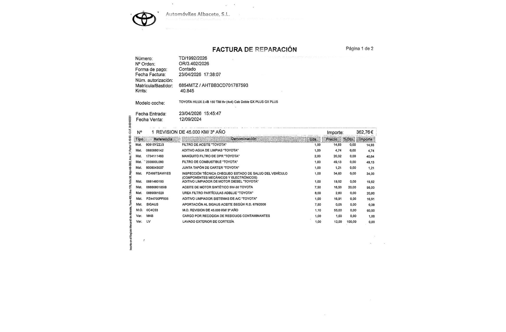 Toyota Hilux 2.4 D-4D Doble Cabina GX - foto 17