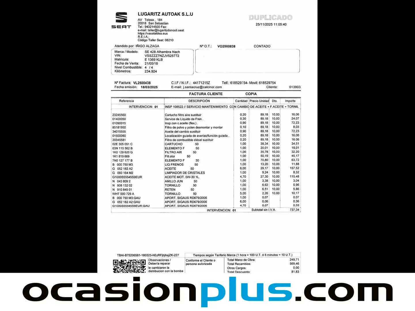 Foto Seat Alhambra SEAT Alhambra 2.0 TDI S&S Style DSG 7 Plazas  (150 CV)