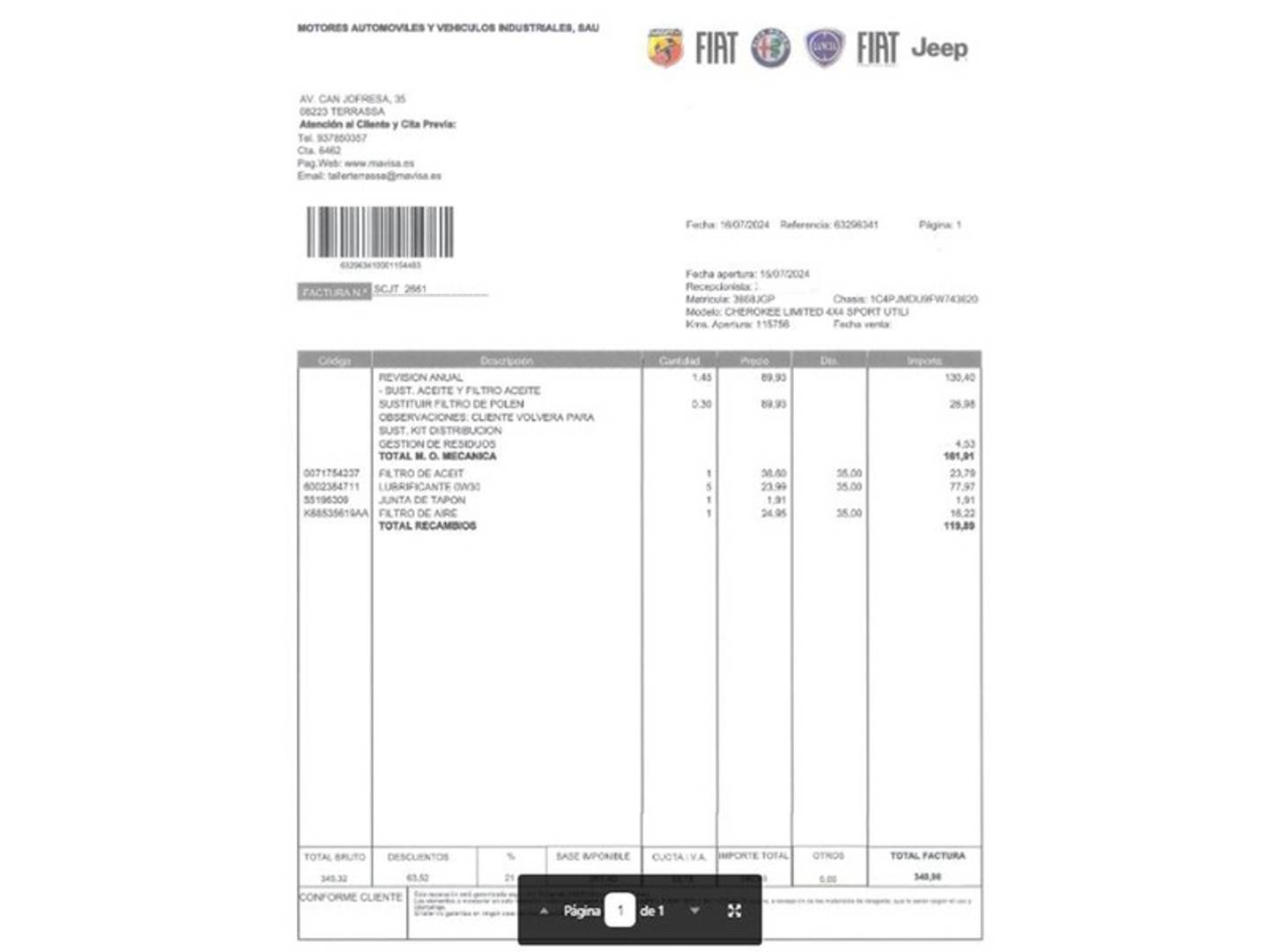 Foto Jeep Cherokee Jeep Cherokee 2.2 CRD Limited 4x4 Auto Act. D.I (200 CV)