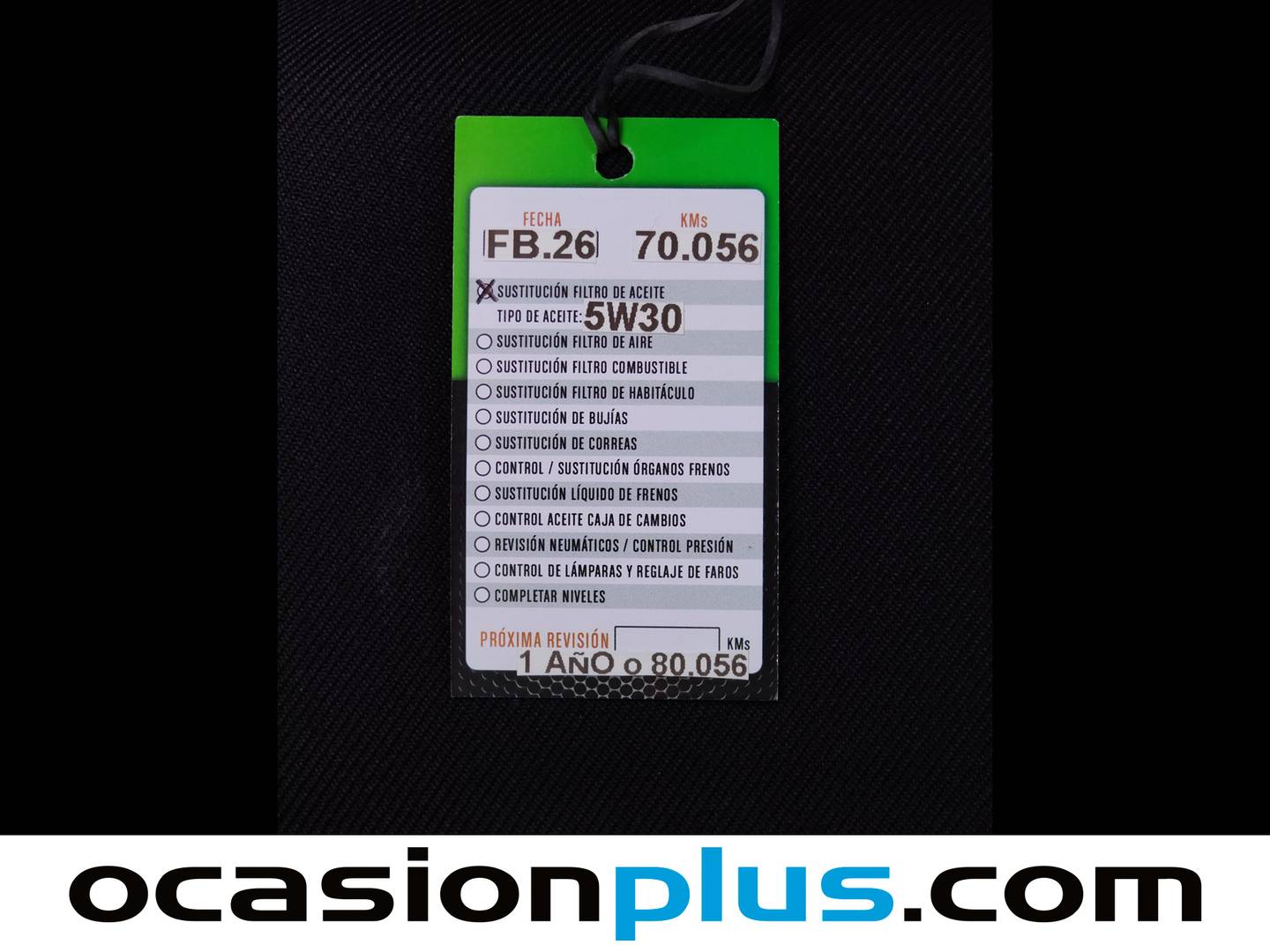 Foto del mantenimiento del Citroën C-Elysée Citroen C-Elysee BlueHDi 100 Shine (102 CV)