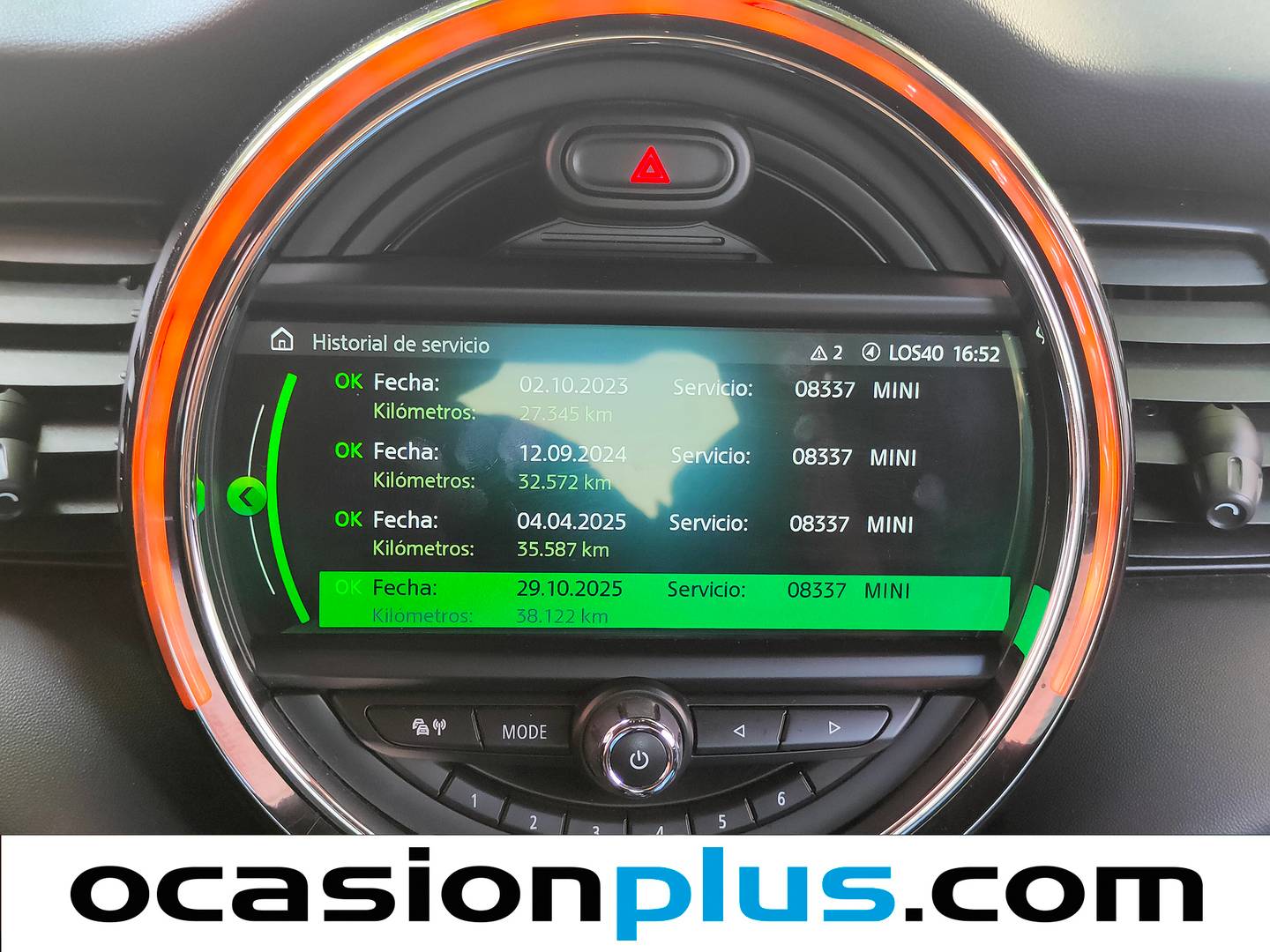 Foto del mantenimiento del Mini MINI Mini MINI Cooper S (192 CV)