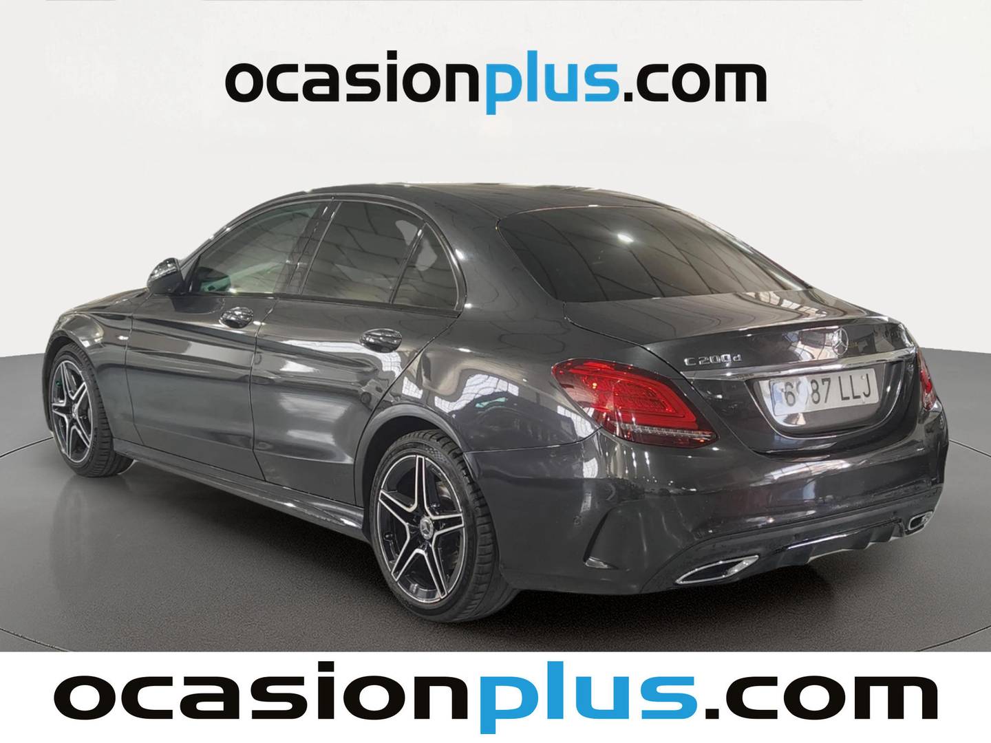 Foto trasera Mercedes Clase C Mercedes Clase C 200 d (160 CV) Pack AMG izquierda