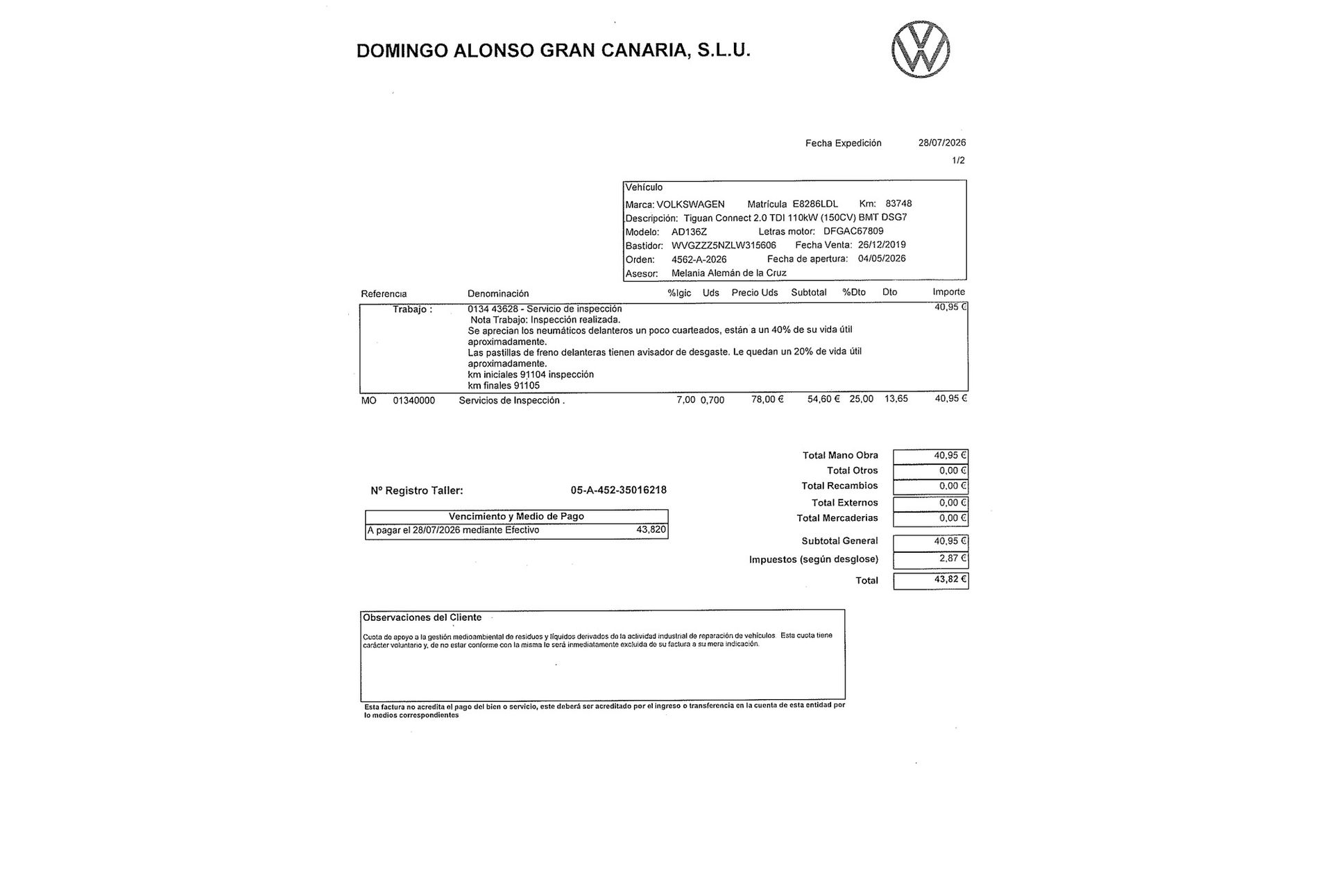 Volkswagen Tiguan Advance 2.0 TDI DSG - foto 20