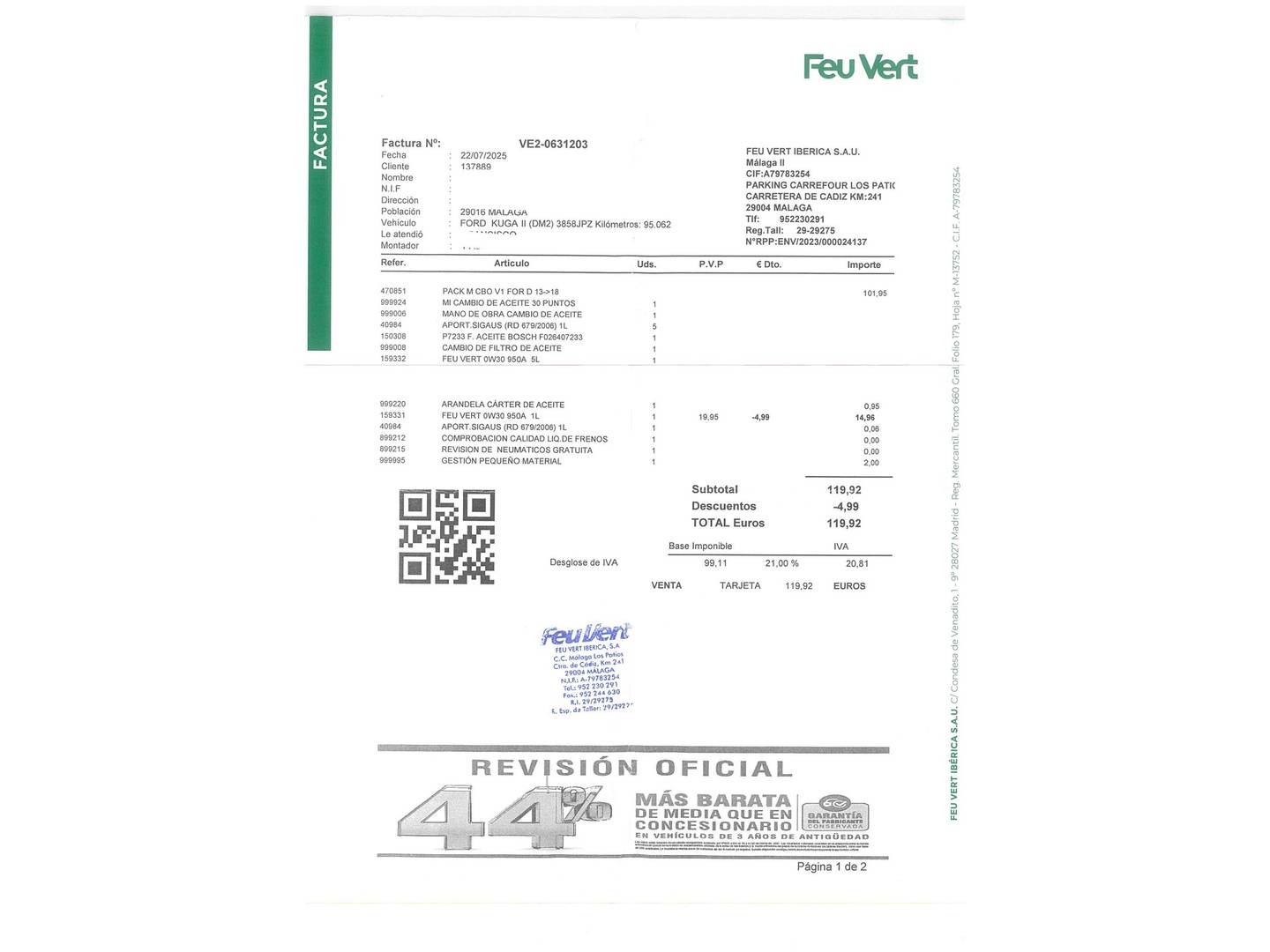 Foto Ford Kuga Ford Kuga 2.0 TDCI S&S Trend 4x2 (120 CV)