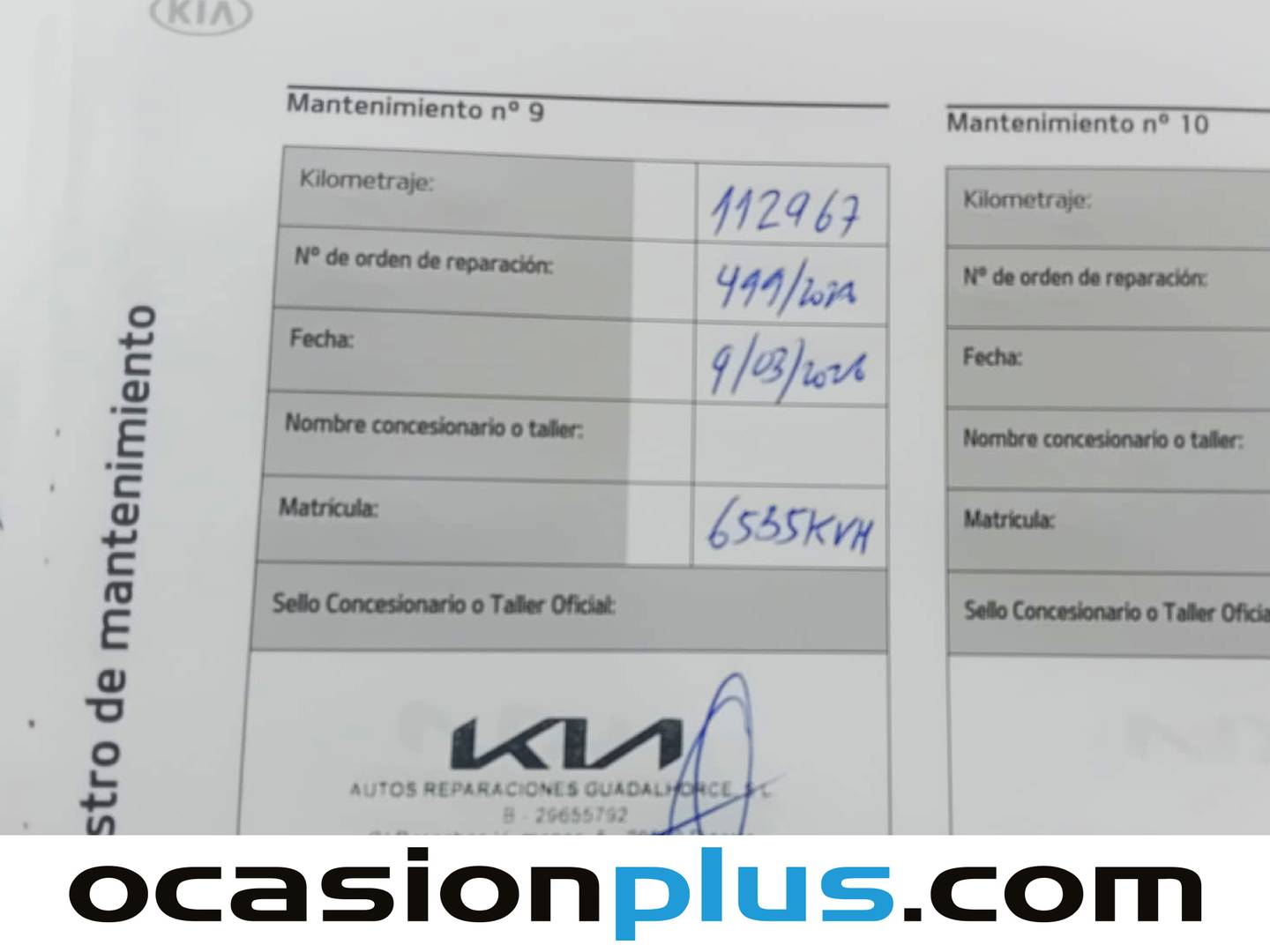 Foto del mantenimiento del KIA Stonic Kia Stonic 1.0 T-GDi Drive (100 CV)