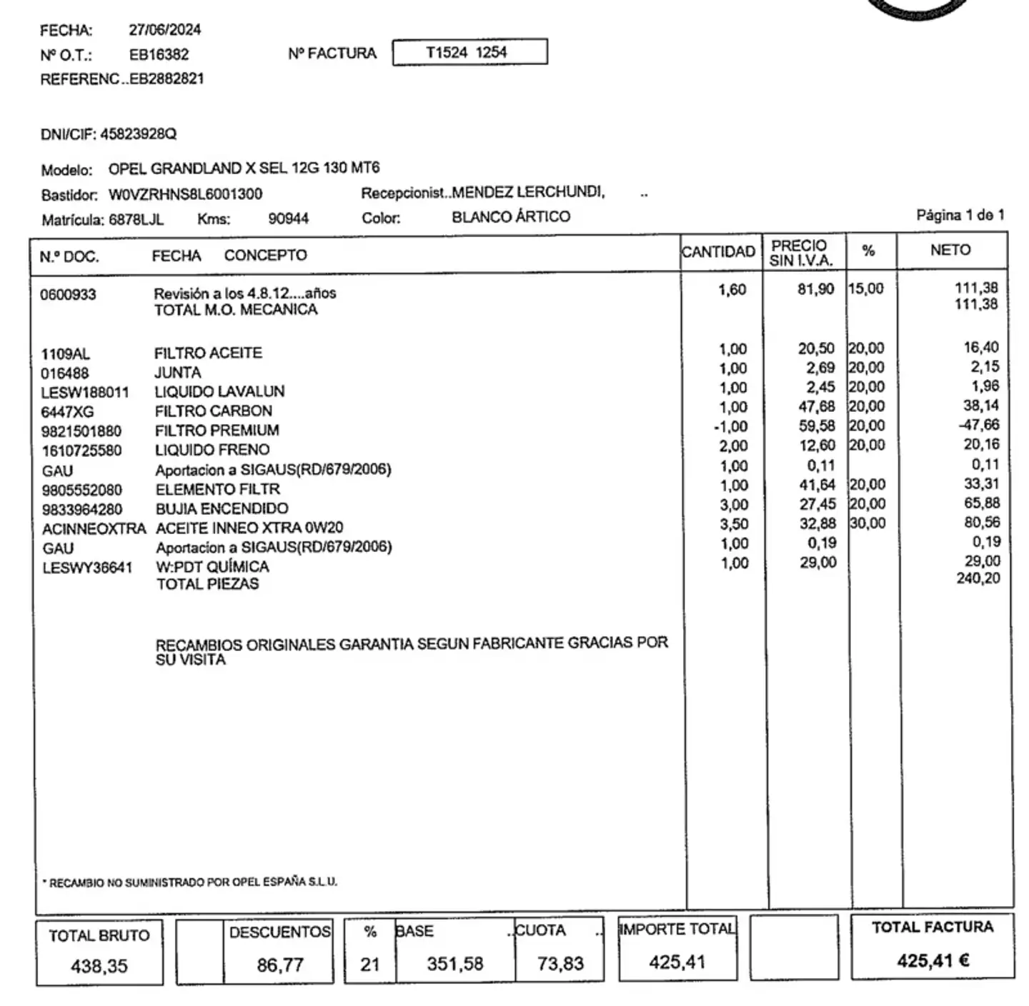Mantenimiento