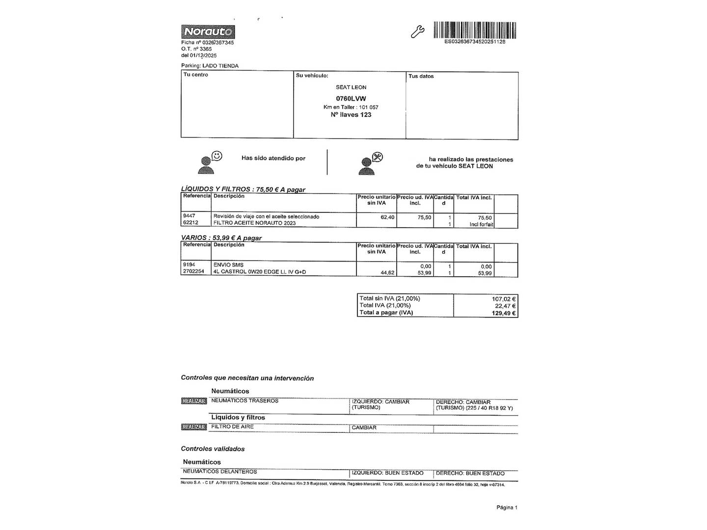 Foto Seat León SEAT León 1.5 TSI S&S FR (150 CV)