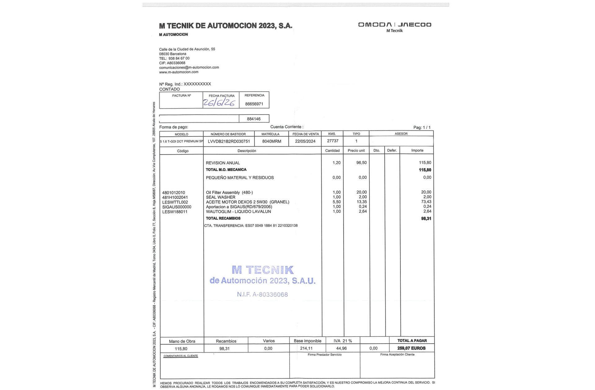 Omoda 5 1.6 T-GDi Premium DCT - foto 26