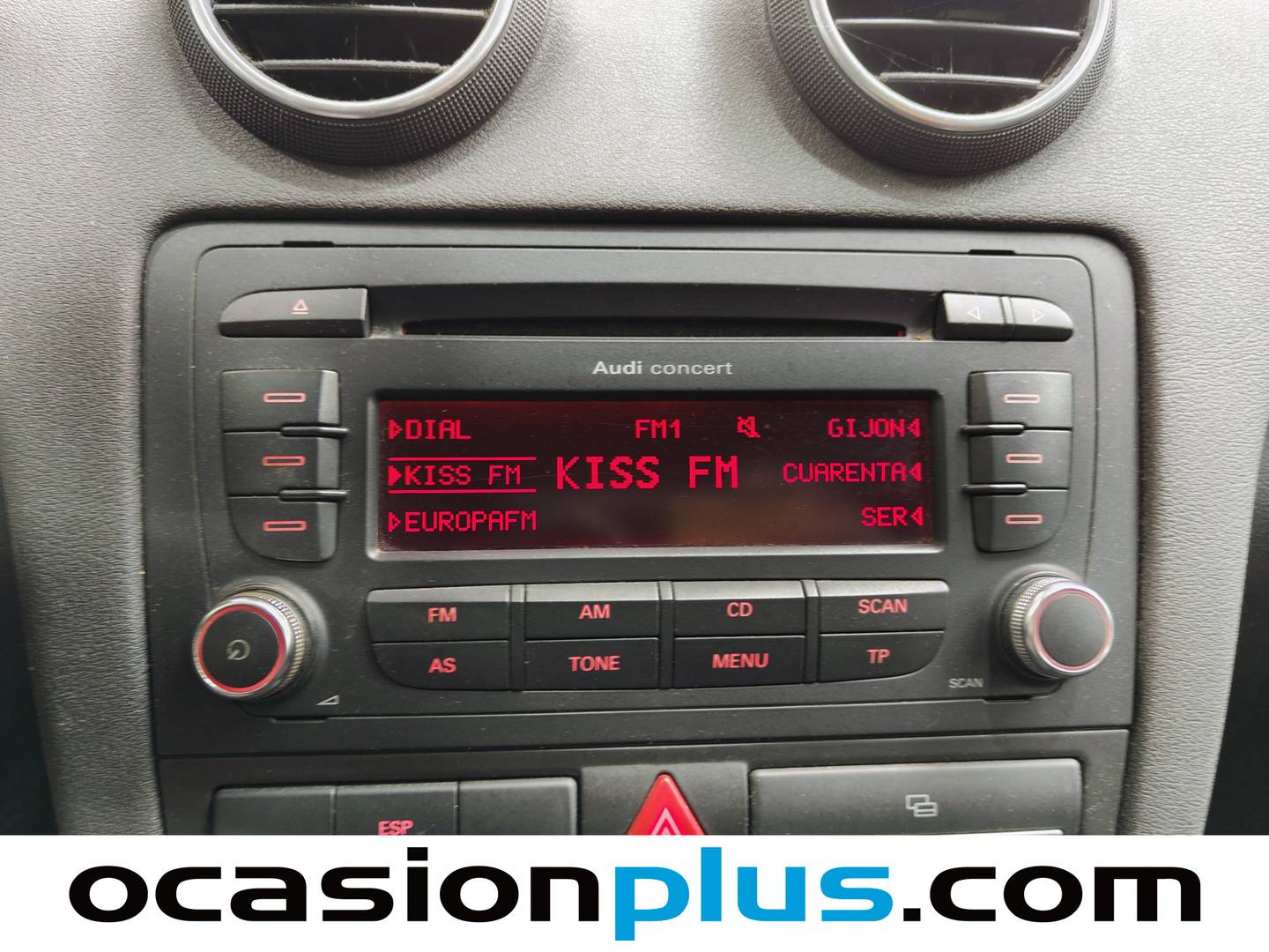 Equipamiento del Audi A3 Audi A3 Ambition 1.6 FSI (115 CV)